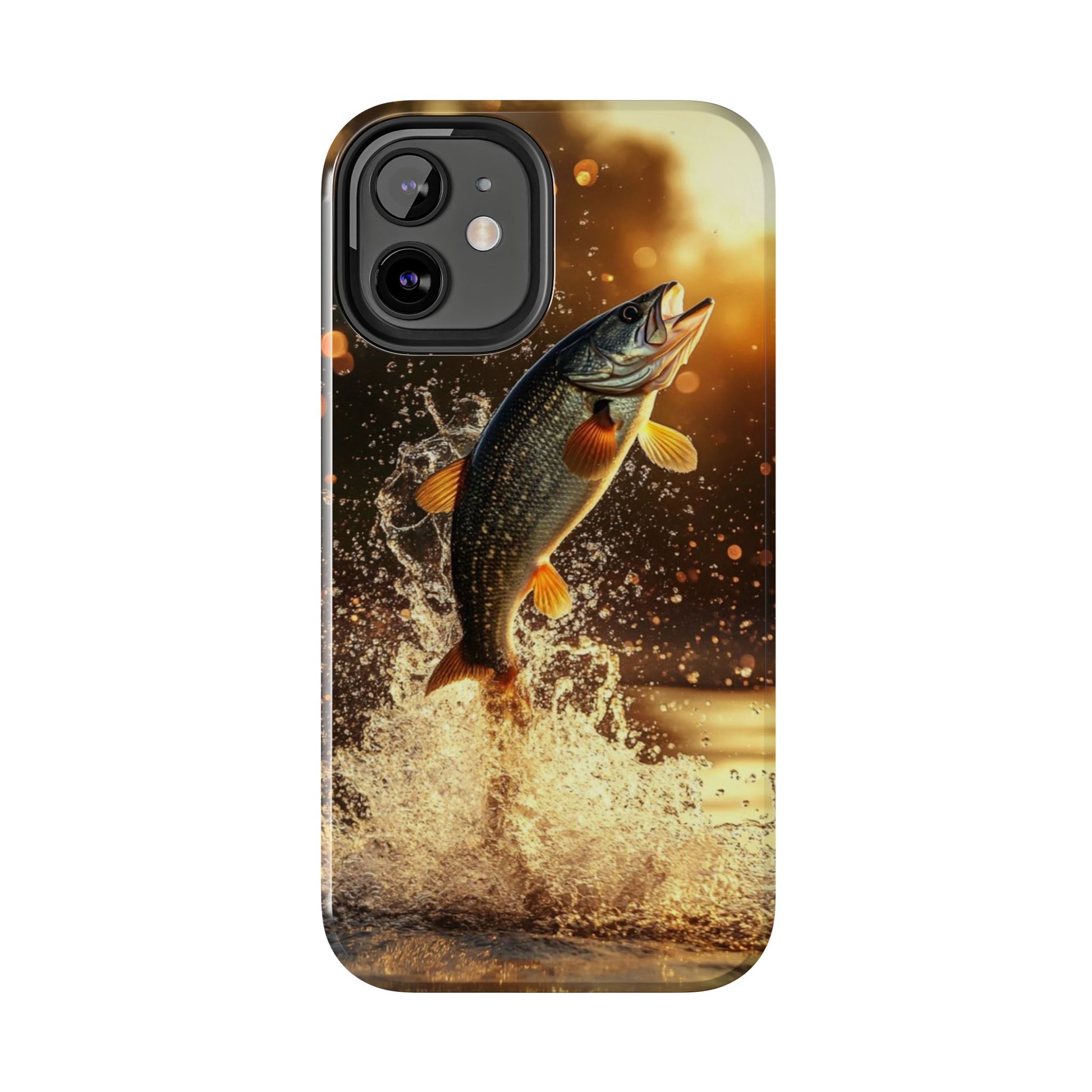 Jumping Bass Fish Theme Phone Cases for iPhones & Samsung Phones