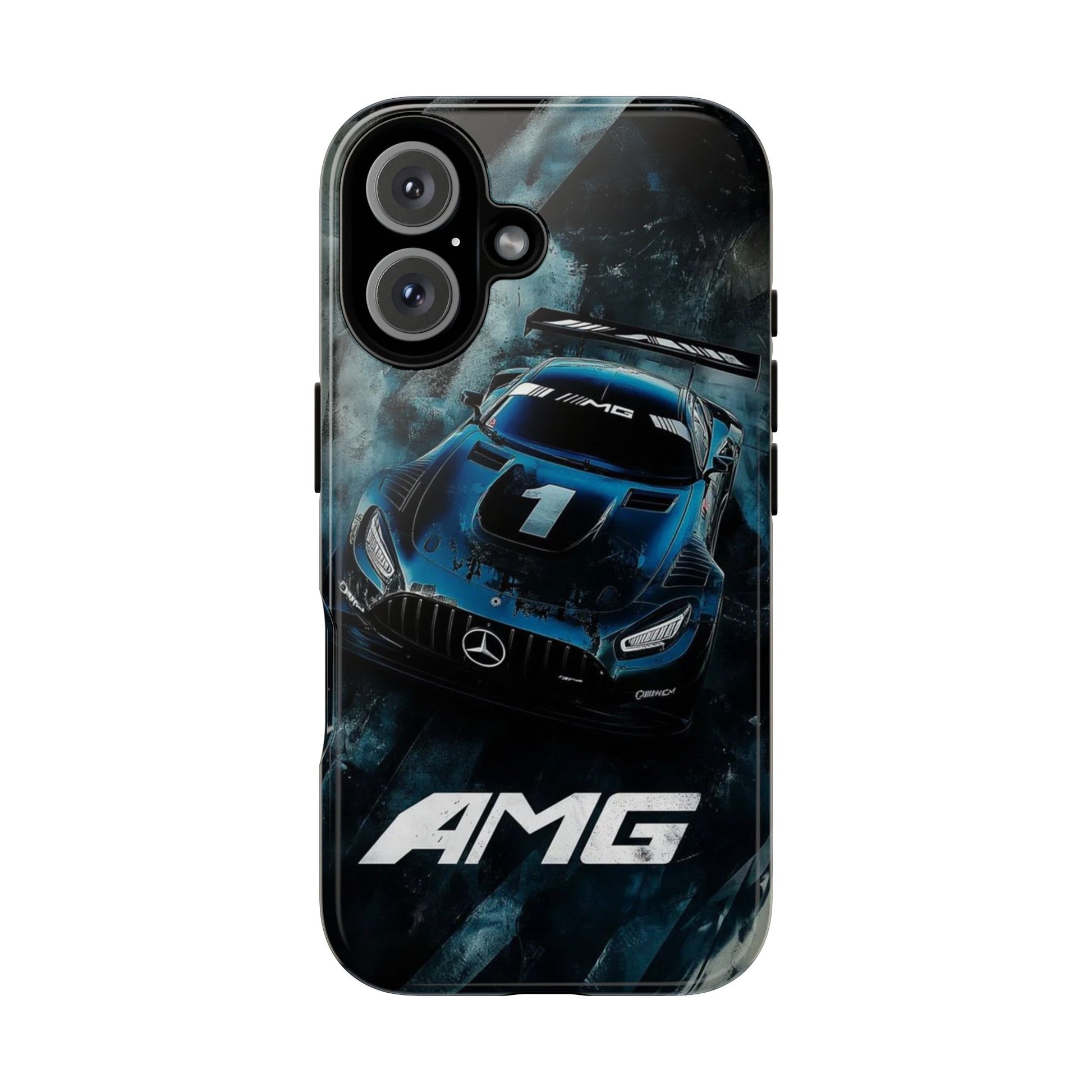 Mercedes AMG Racing Car Tough Cases for iPhones, Samsung, and Pixel