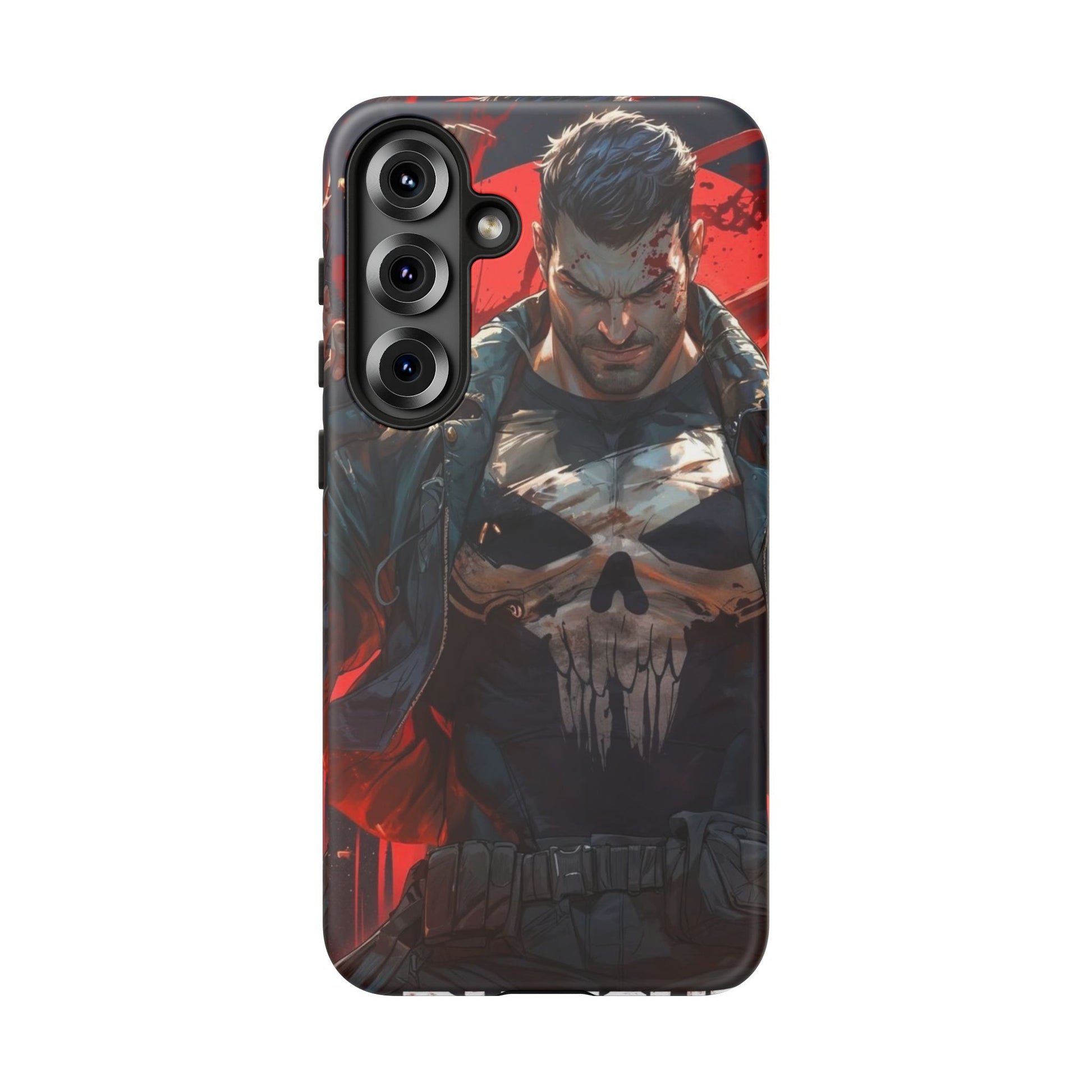 Punisher Tough Cases for iPhones, Samsung, and Pixel