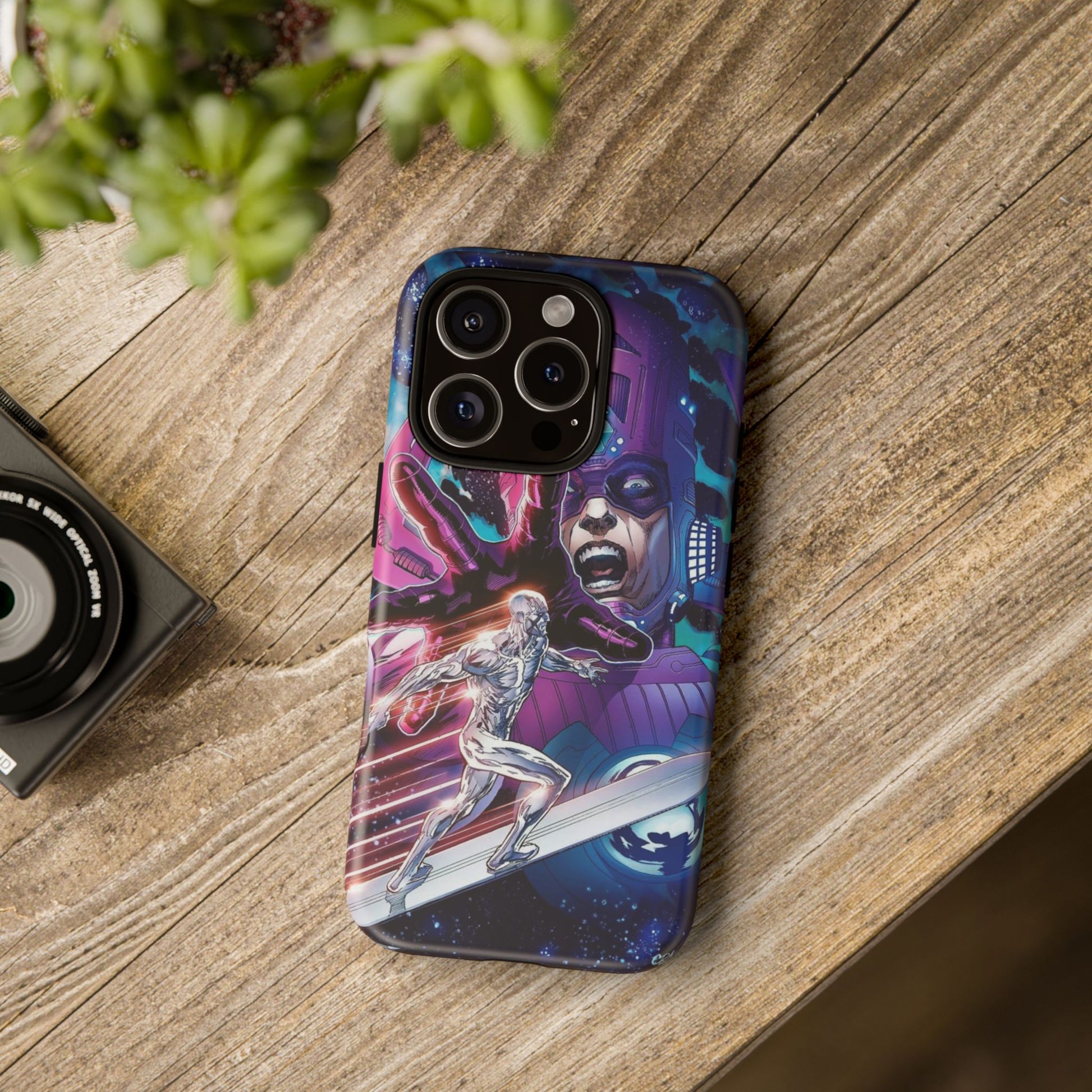 Galactus x Silver Surfer Marvel Phone Case, Tough Cases for iPhones, Samsung, and Pixel