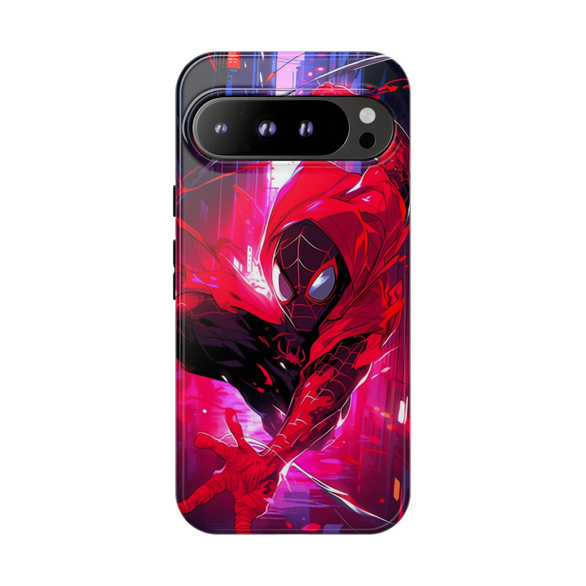 Miles Morales Spiderman Phone Case, Tough Cases for iPhones, Samsung, and Pixel