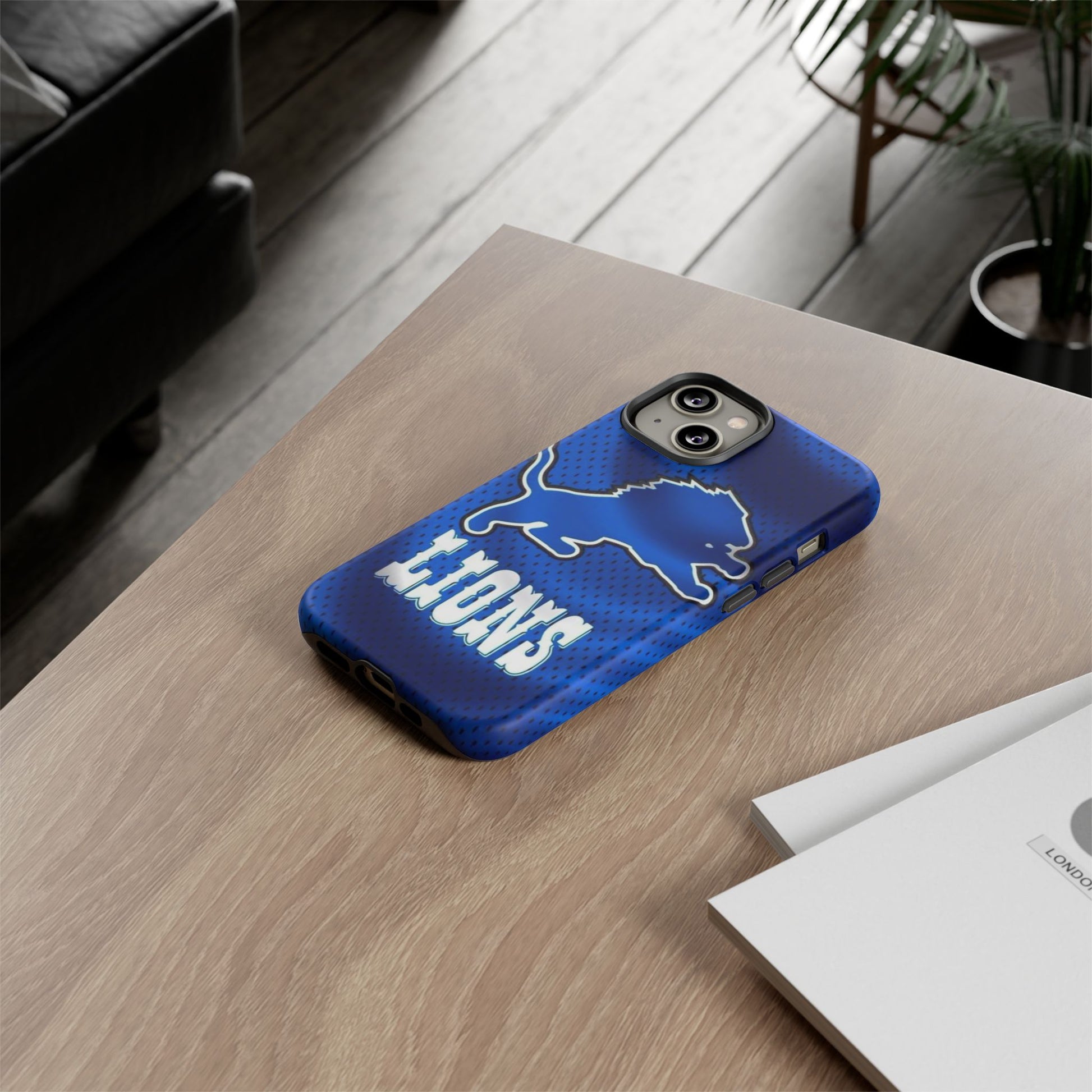 Detroit Lions Football Jersey Phone Case, Tough Cases for iPhones, Samsung, and Pixel