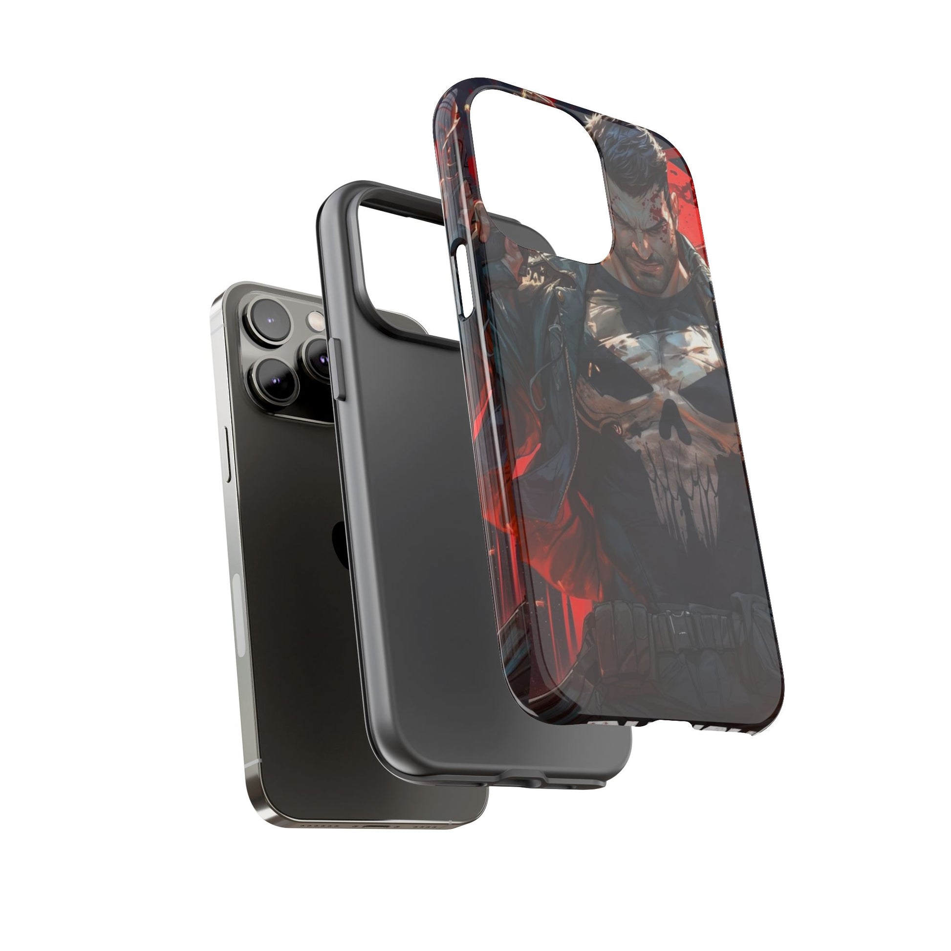 Punisher Tough Cases for iPhones, Samsung, and Pixel