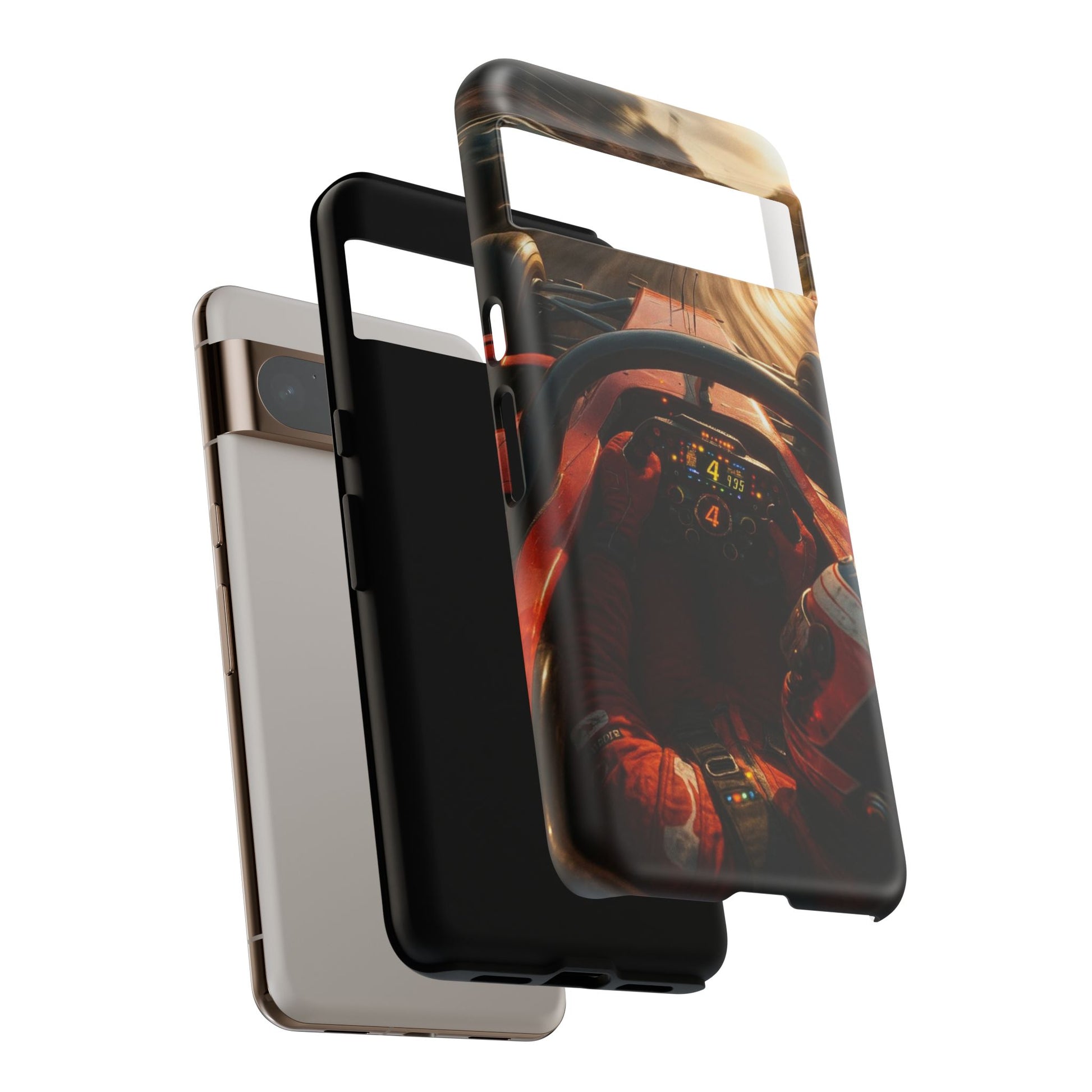 Formula 1 Cockpit Phone Case, Tough Cases for iPhones, Samsung, and Pixel