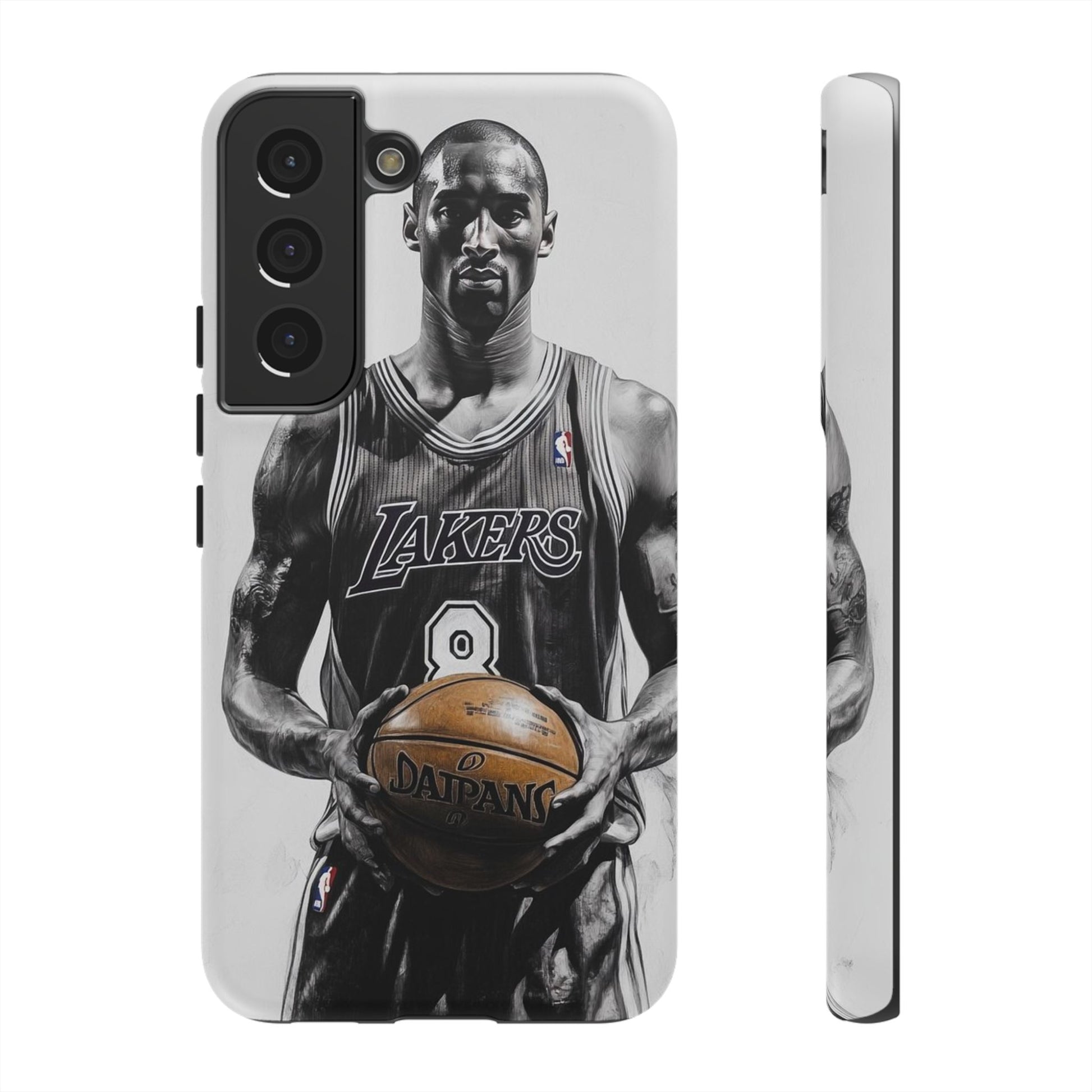 Kobe Basketball Art Tough Cases for iPhones, Samsung, and Pixel