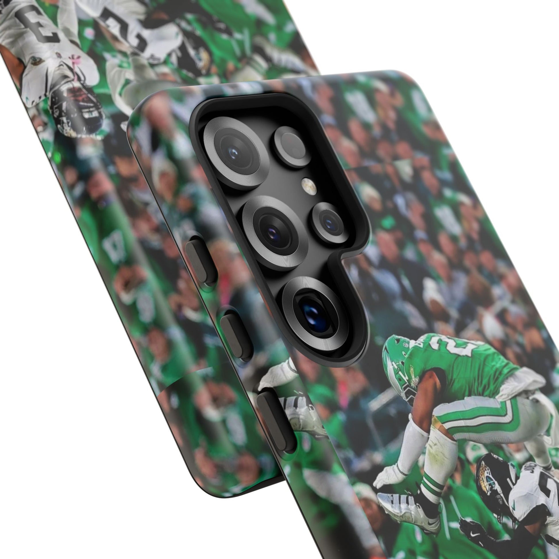 Saquon Barkley The Huddle Eagles Football Tough Cases for iPhones, Samsung, and Pixel