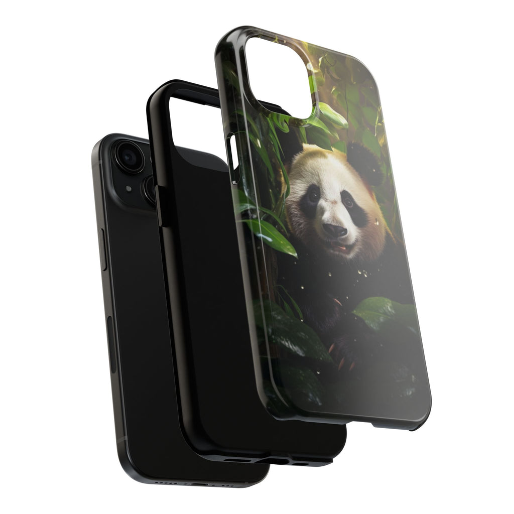 Smiling Panda Theme Phone Cases for iPhones & Samsung Phones
