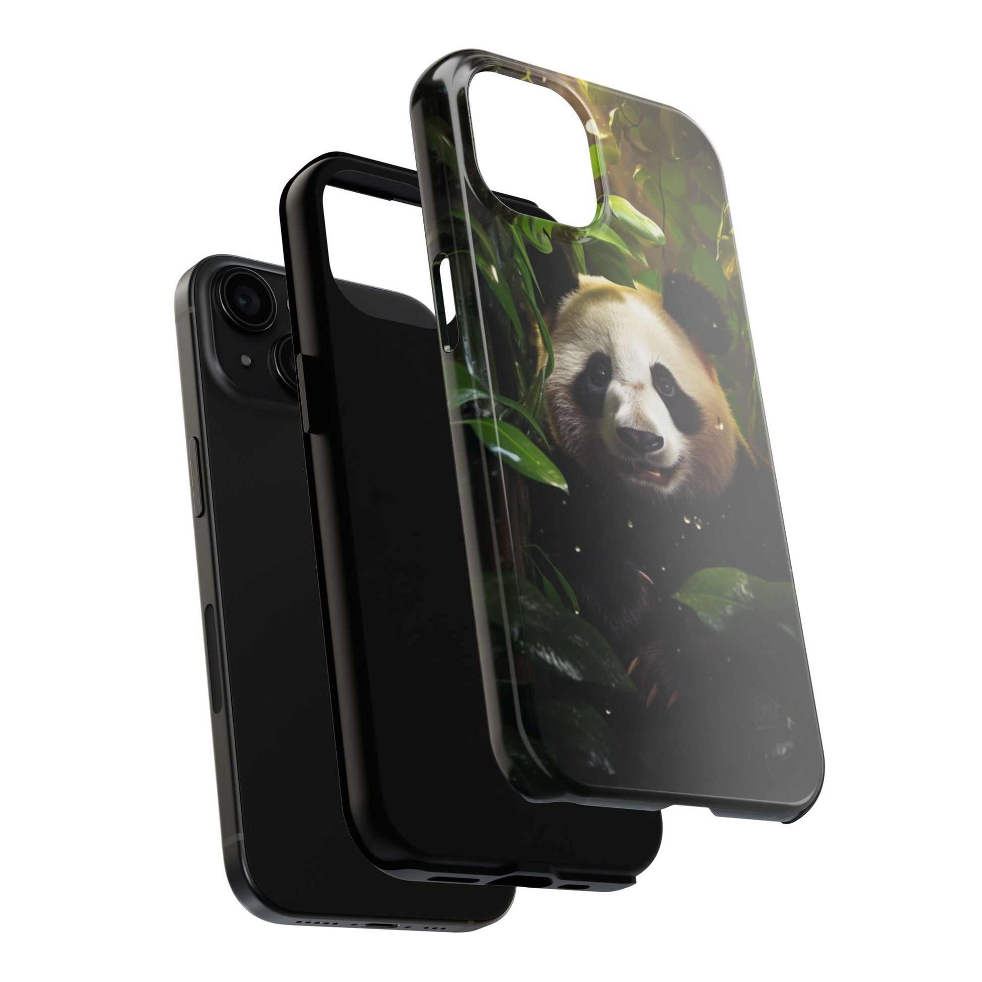 Smiling Panda Theme Phone Cases for iPhones & Samsung Phones