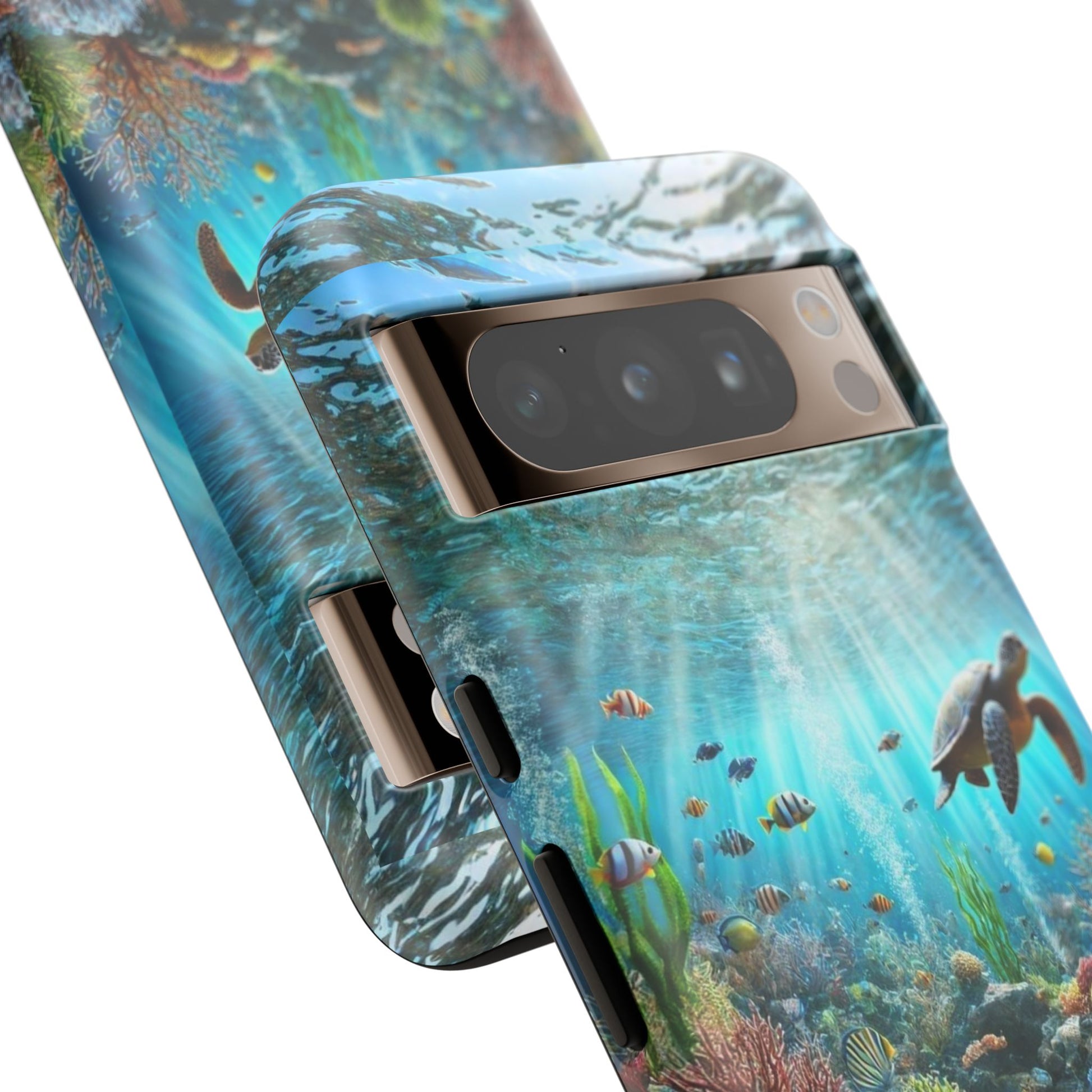 Under Sea Landscape Tough Cases for iPhones, Samsung, and Pixel