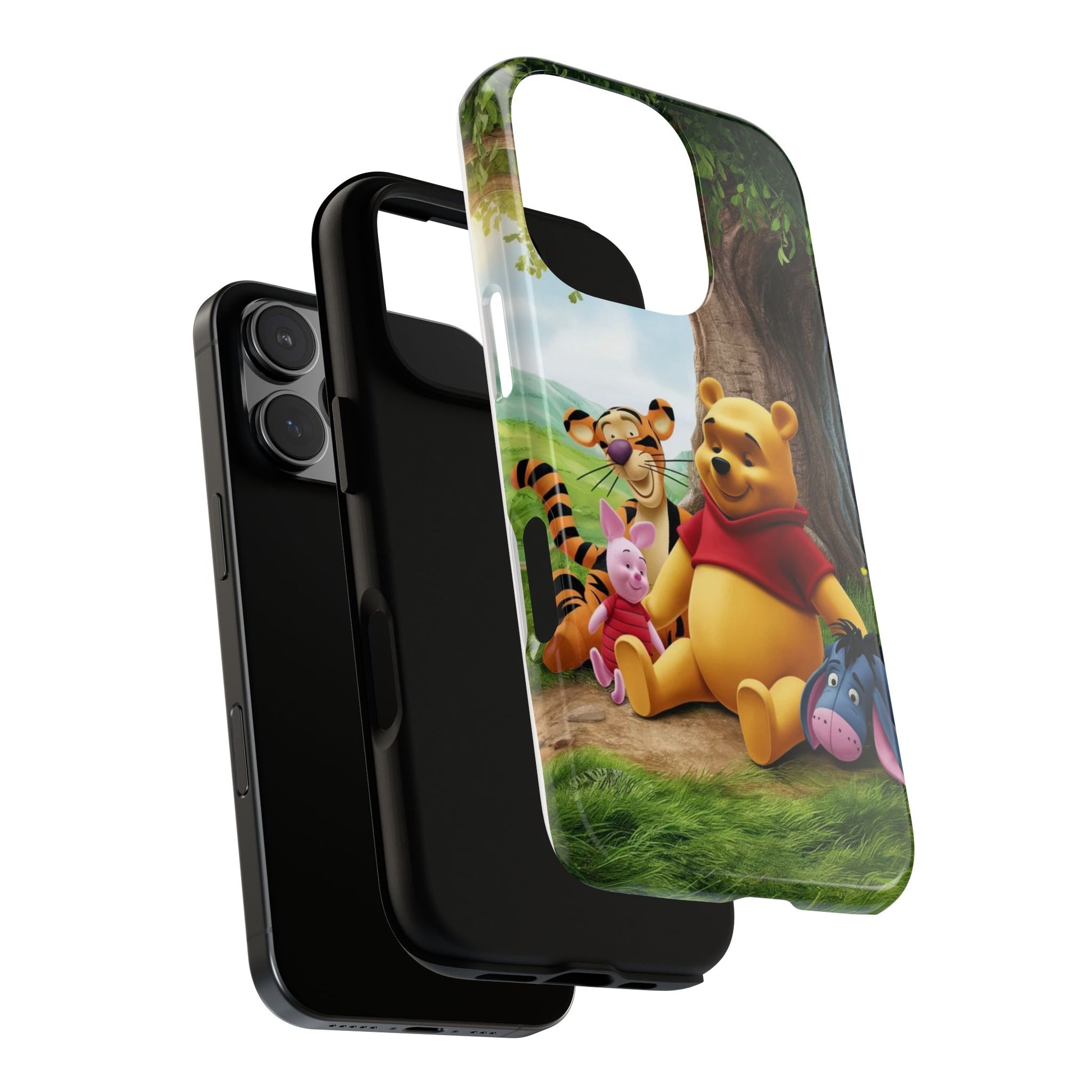 Cute Pooh Bear Phone Case, Tough Cases, Disney Phone for iPhones, Samsung, and Pixel