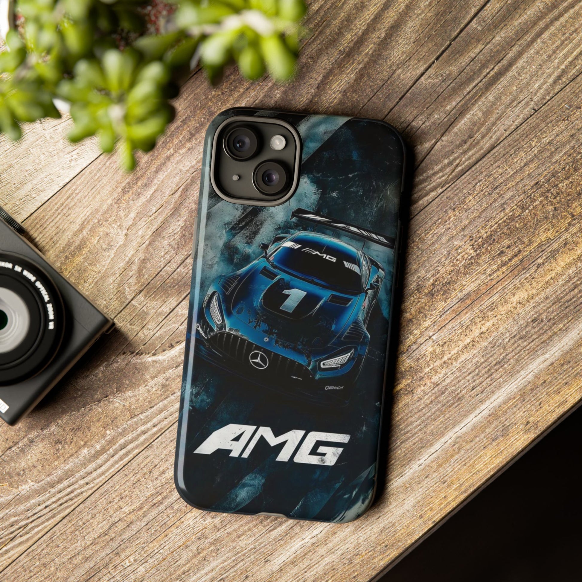 Mercedes AMG Racing Car Tough Cases for iPhones, Samsung, and Pixel