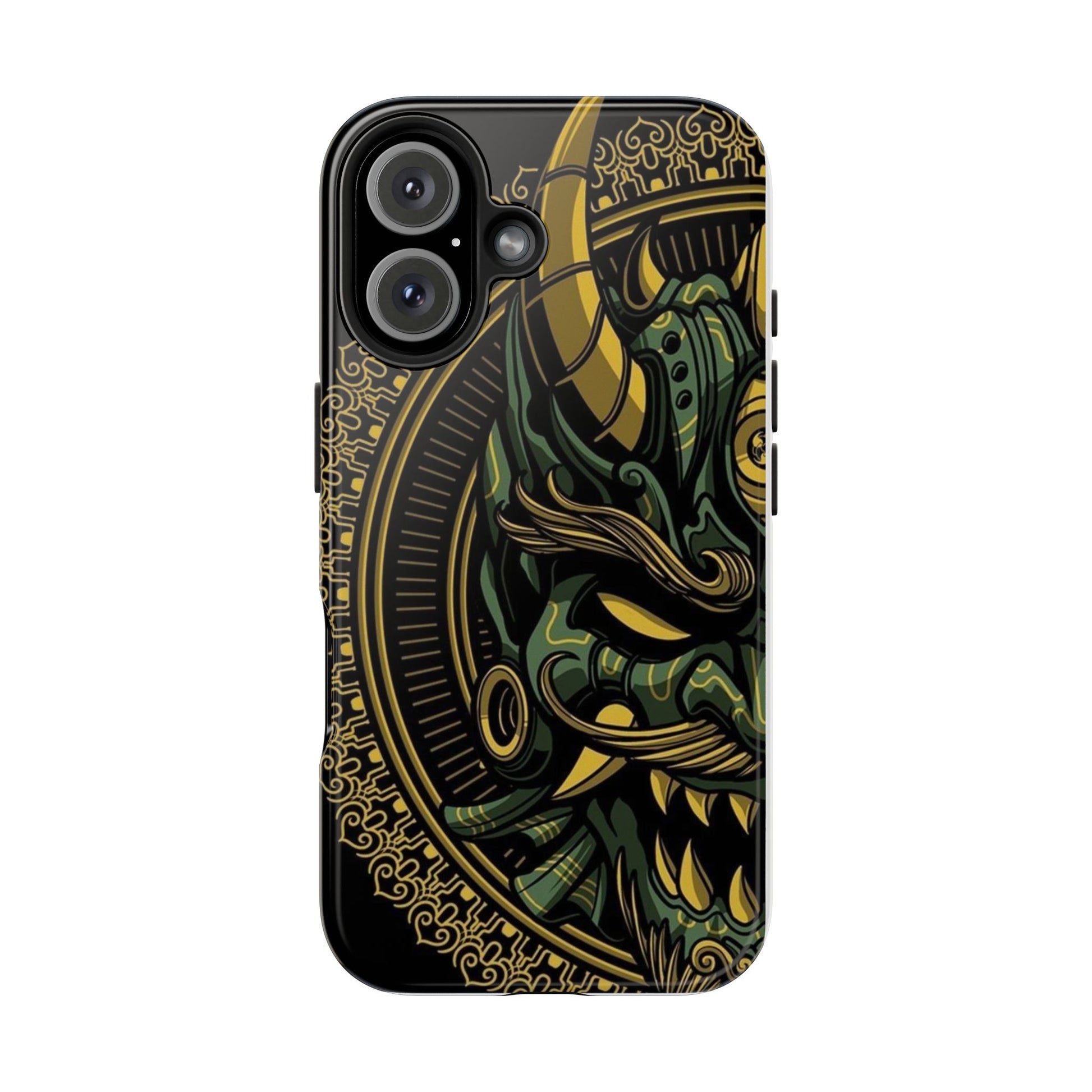 Kabuki Mask Theme Phone Cases for Iphones & Samsung Durable