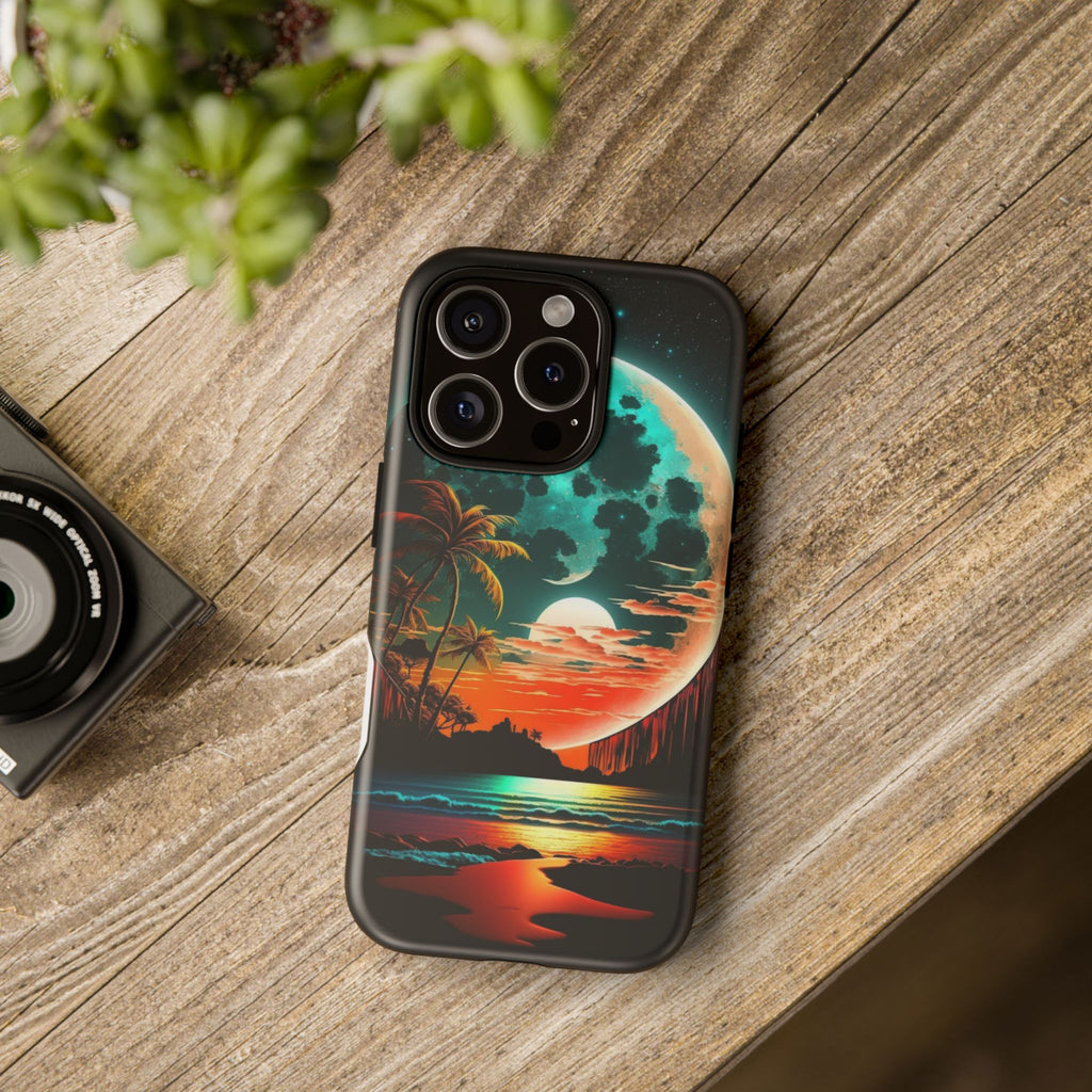 Fantasy Beach Sunset Landscape Phone Case for iPhone, Samsung Galaxy, & Pixel Phones