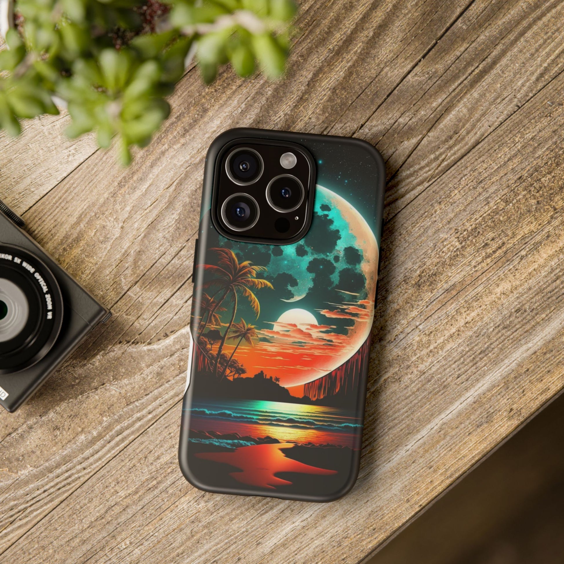 Fantasy Beach Sunset Landscape Phone Case for iPhone, Samsung Galaxy, & Pixel Phones