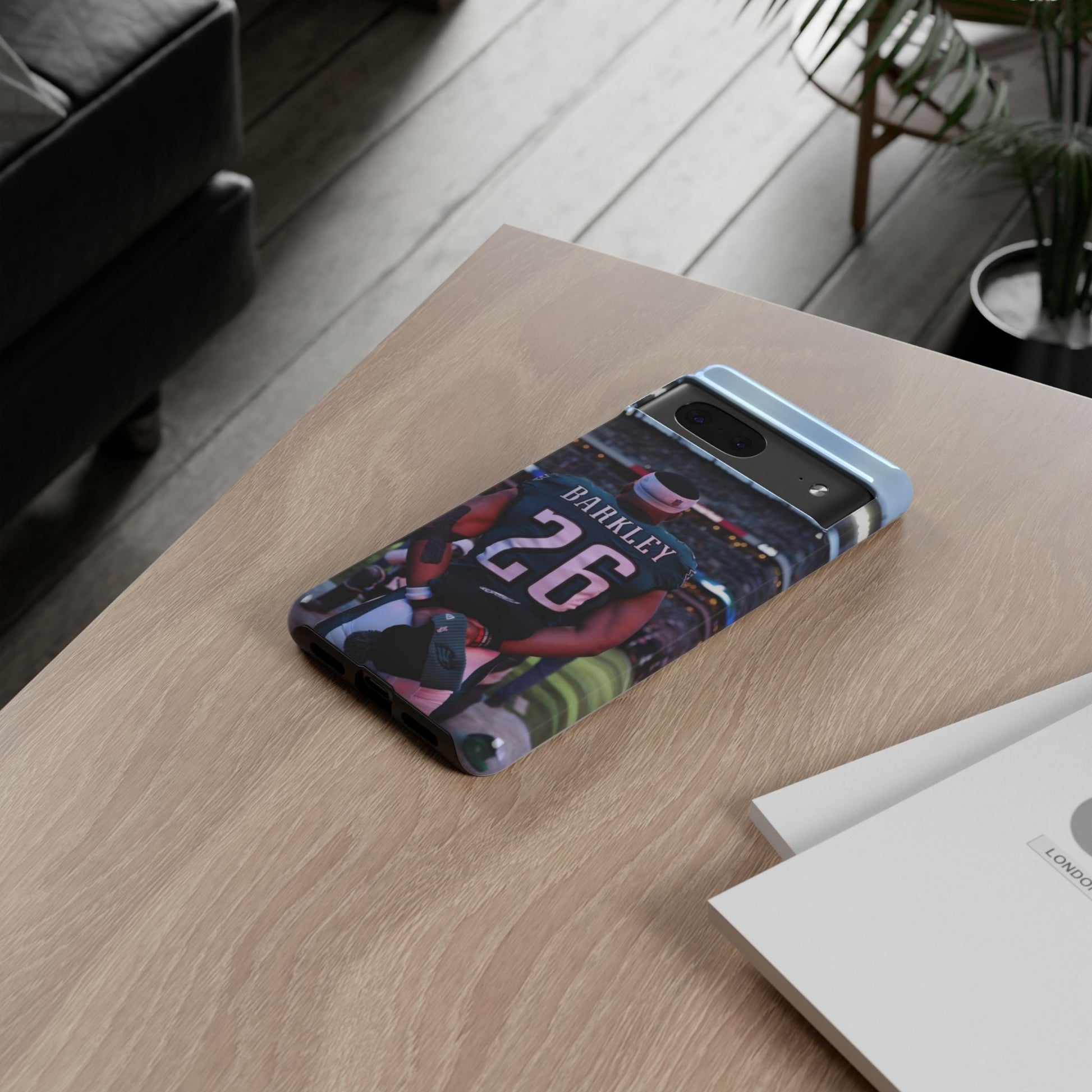 Eagles Football Saquon Barkley Tough Cases for iPhones, Samsung, and Pixel