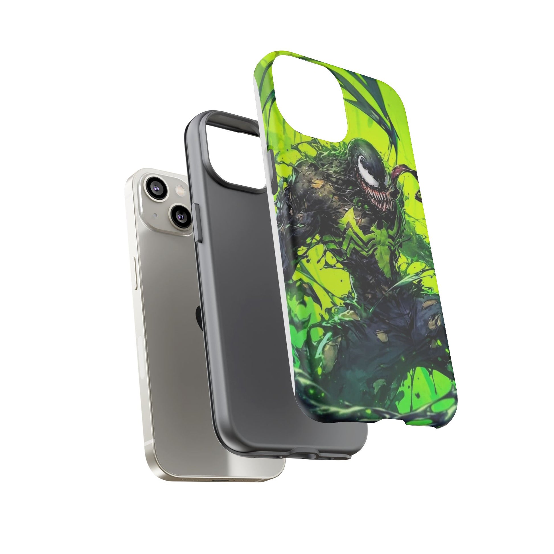 Evil Venom Phone Case, Tough Cases, Marvel Comics Phone for iPhones, Samsung, and Pixel