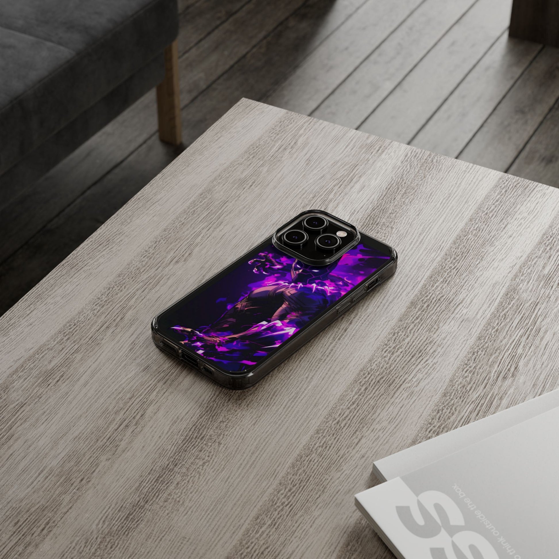 King of Wakanda Super Black Panther iPhone & Samsung Case, Wireless Charging compatible