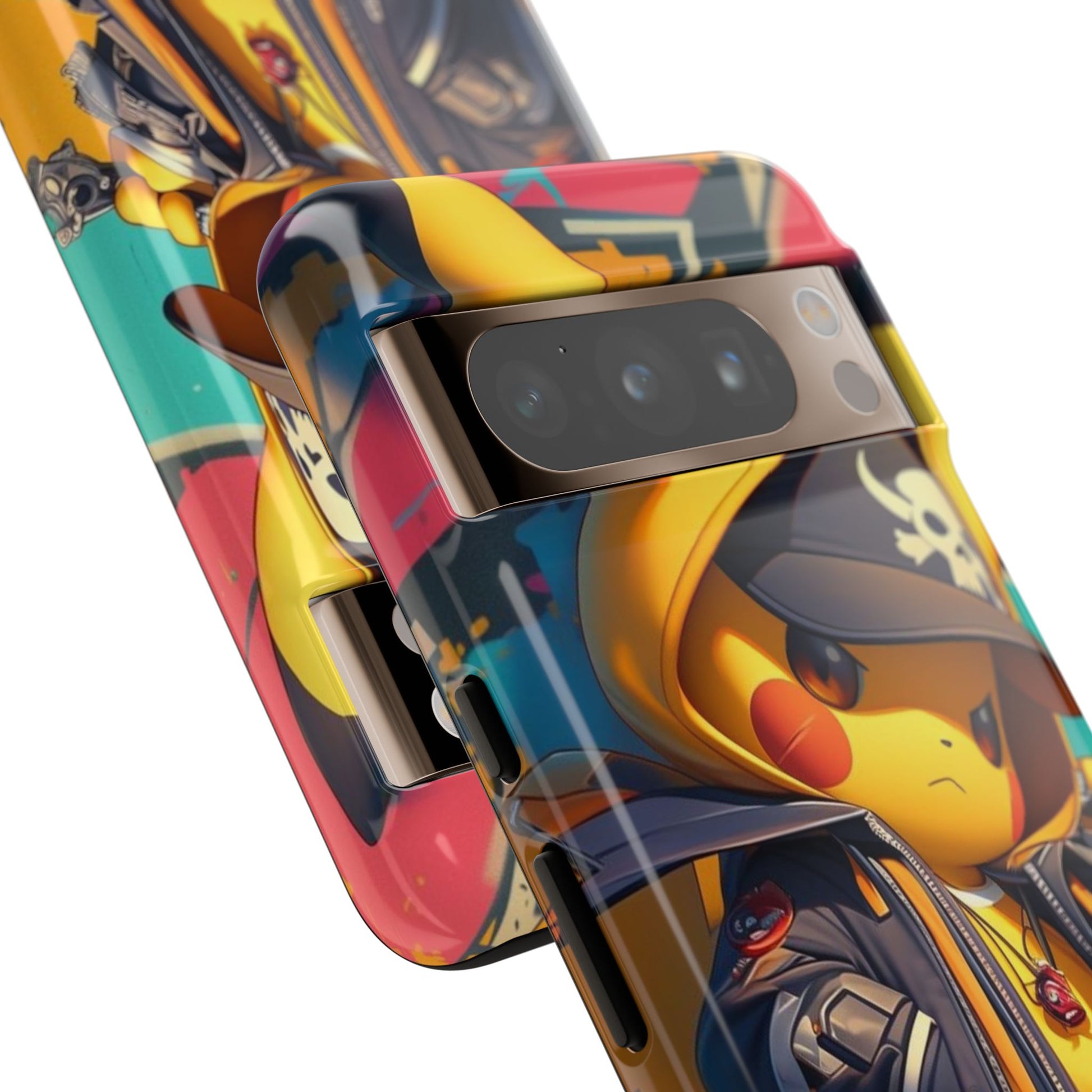 Cute Poke Bear Phone Case, Tough Cases for iPhones, Samsung, and Pixel