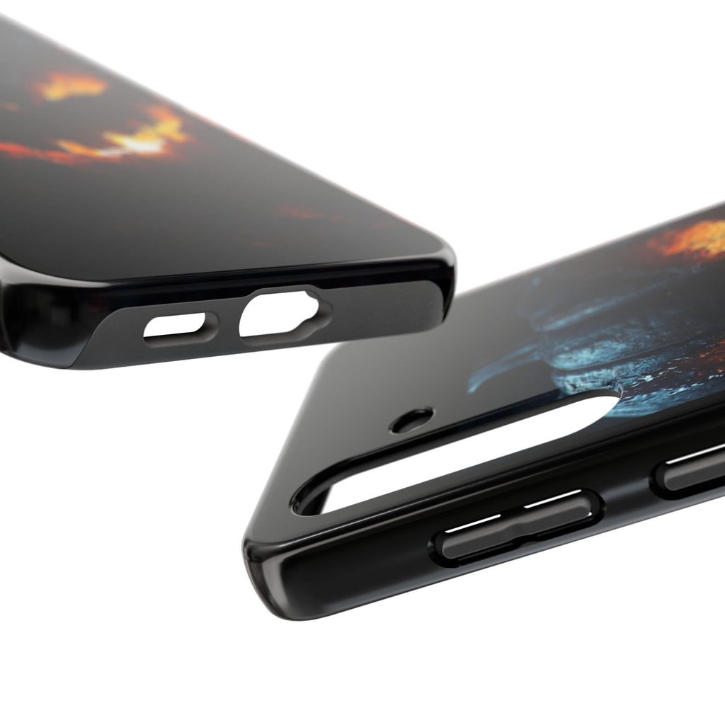 Scary Pumpkin Halloween Theme Phone Cases for iPhones & Samsung Phones