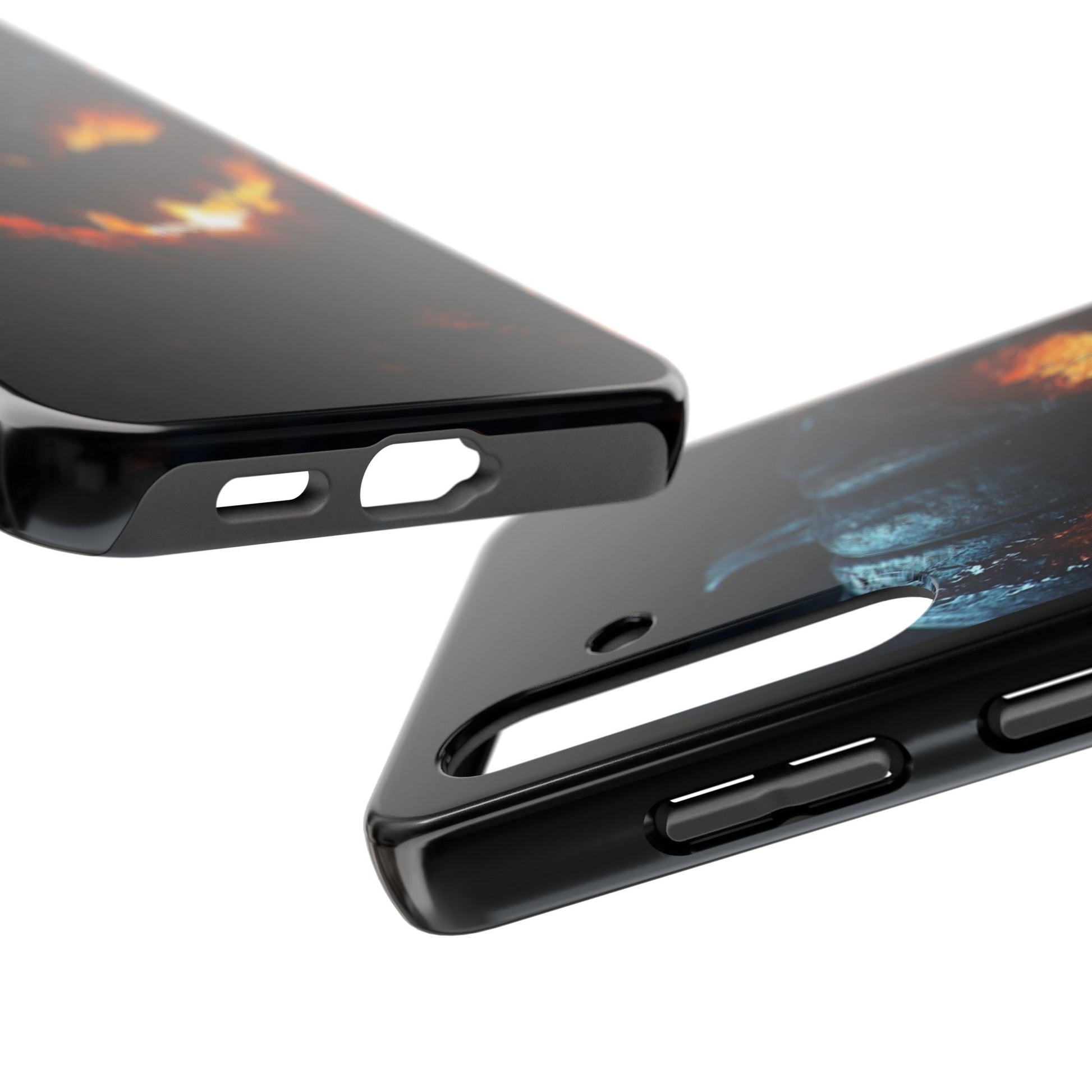 Scary Pumpkin Halloween Theme Phone Cases for iPhones & Samsung Phones