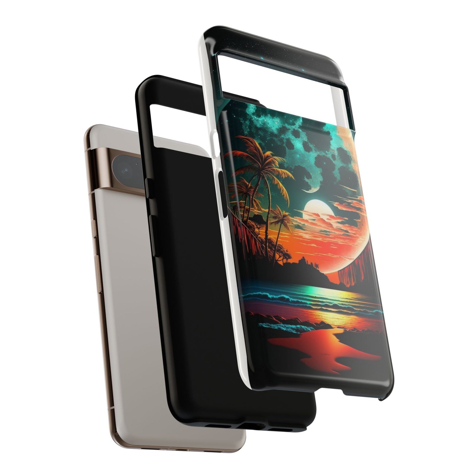 Fantasy Beach Sunset Landscape Phone Case for iPhone, Samsung Galaxy, & Pixel Phones