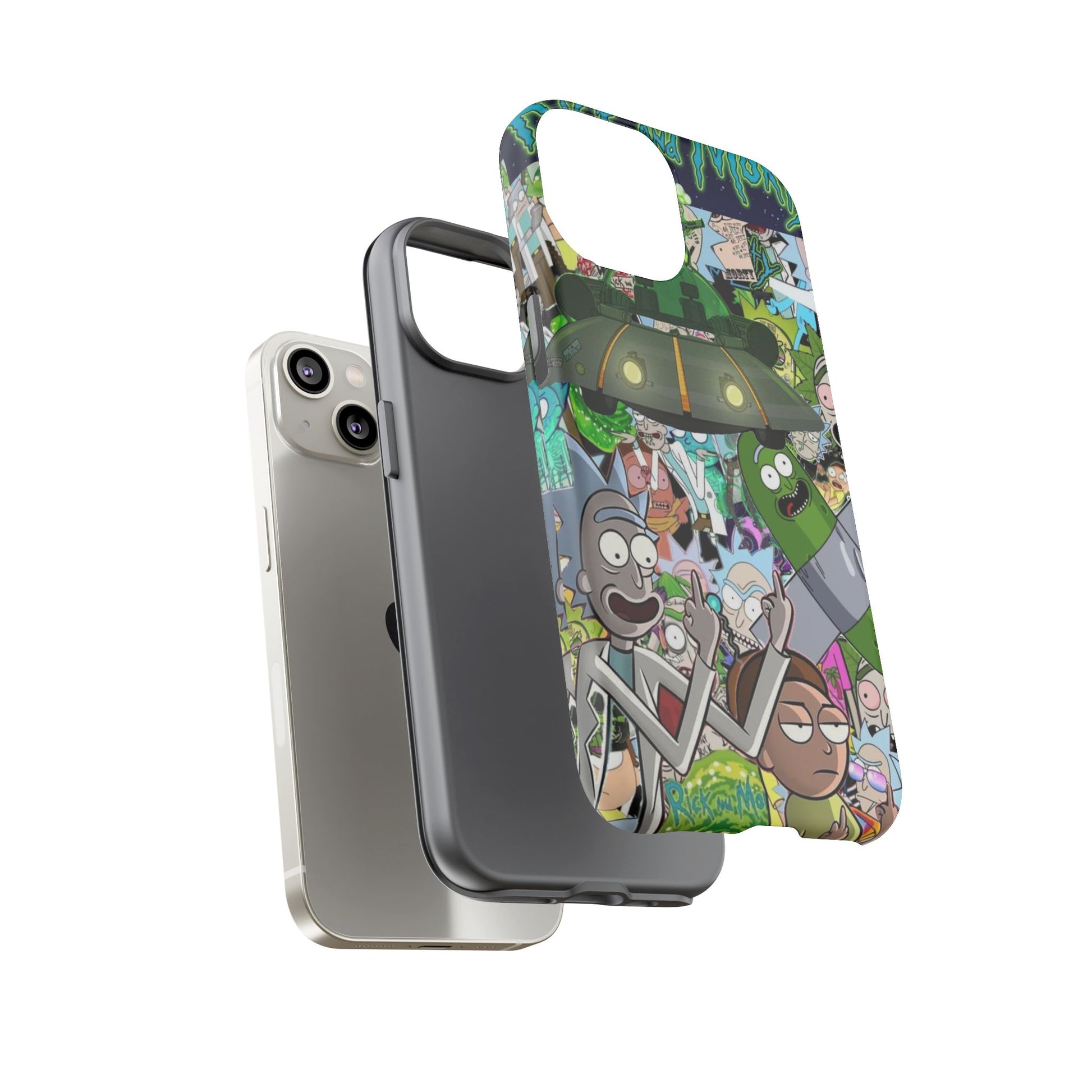 Rick and Morty Phone Case, Tough Cases for iPhones, Samsung, and Pixel