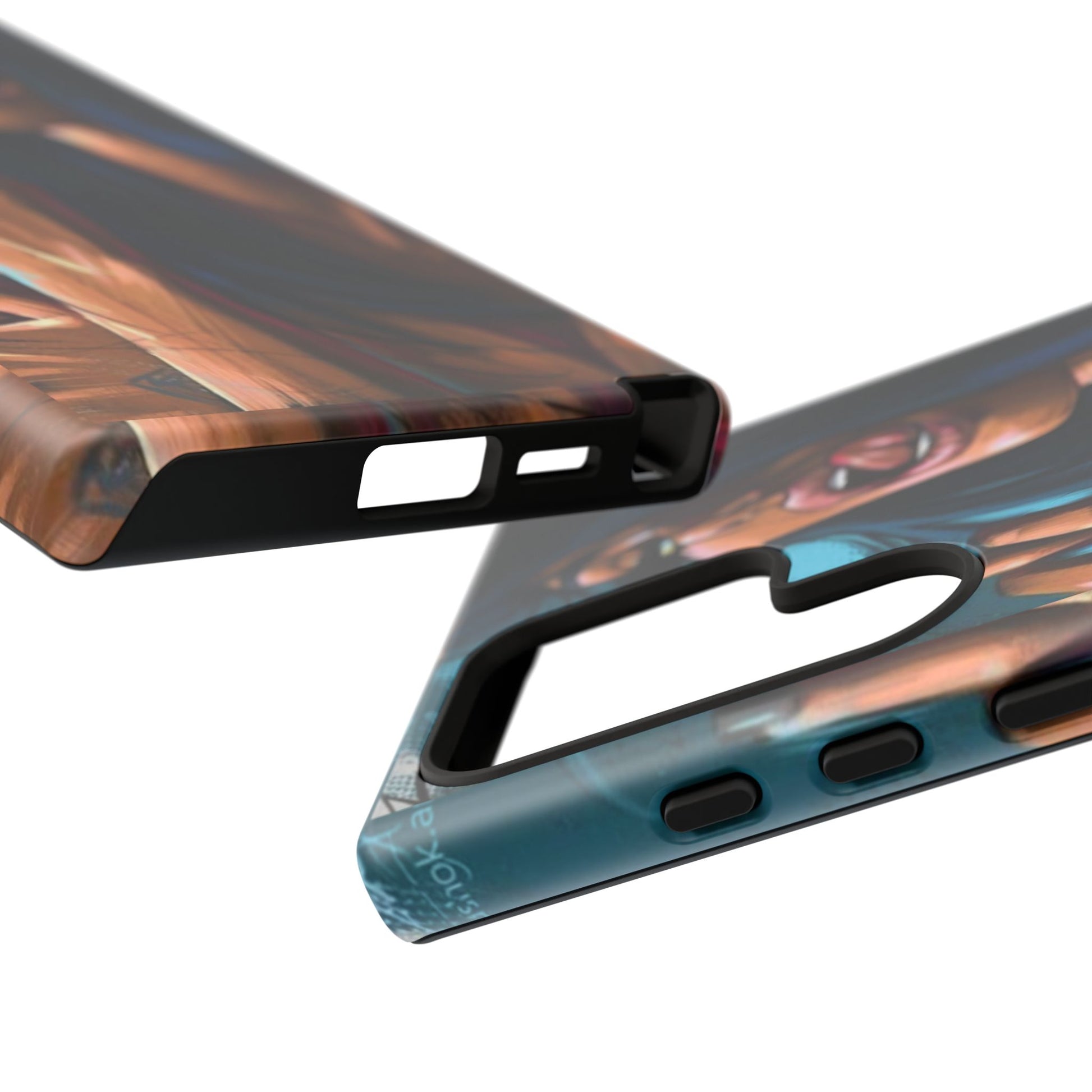Tough Girl Theme Urban Design Cases for iPhones, Samsung, and Pixel