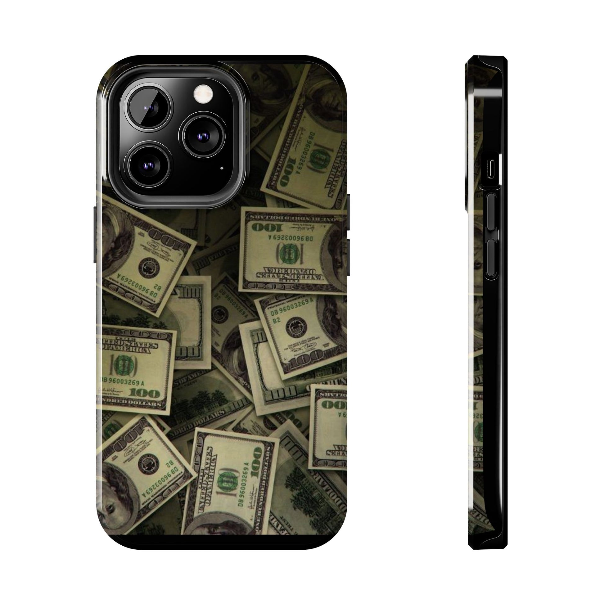 Money Pattern Print Theme Phone Case for iPhone & Samsung Galaxy Phones