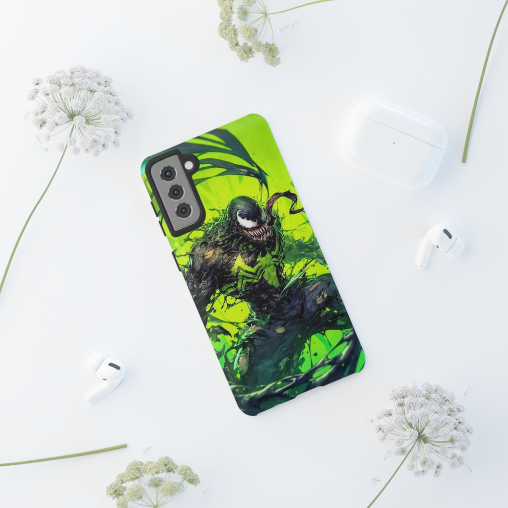 Evil Venom Phone Case, Tough Cases, Marvel Comics Phone for iPhones, Samsung, and Pixel