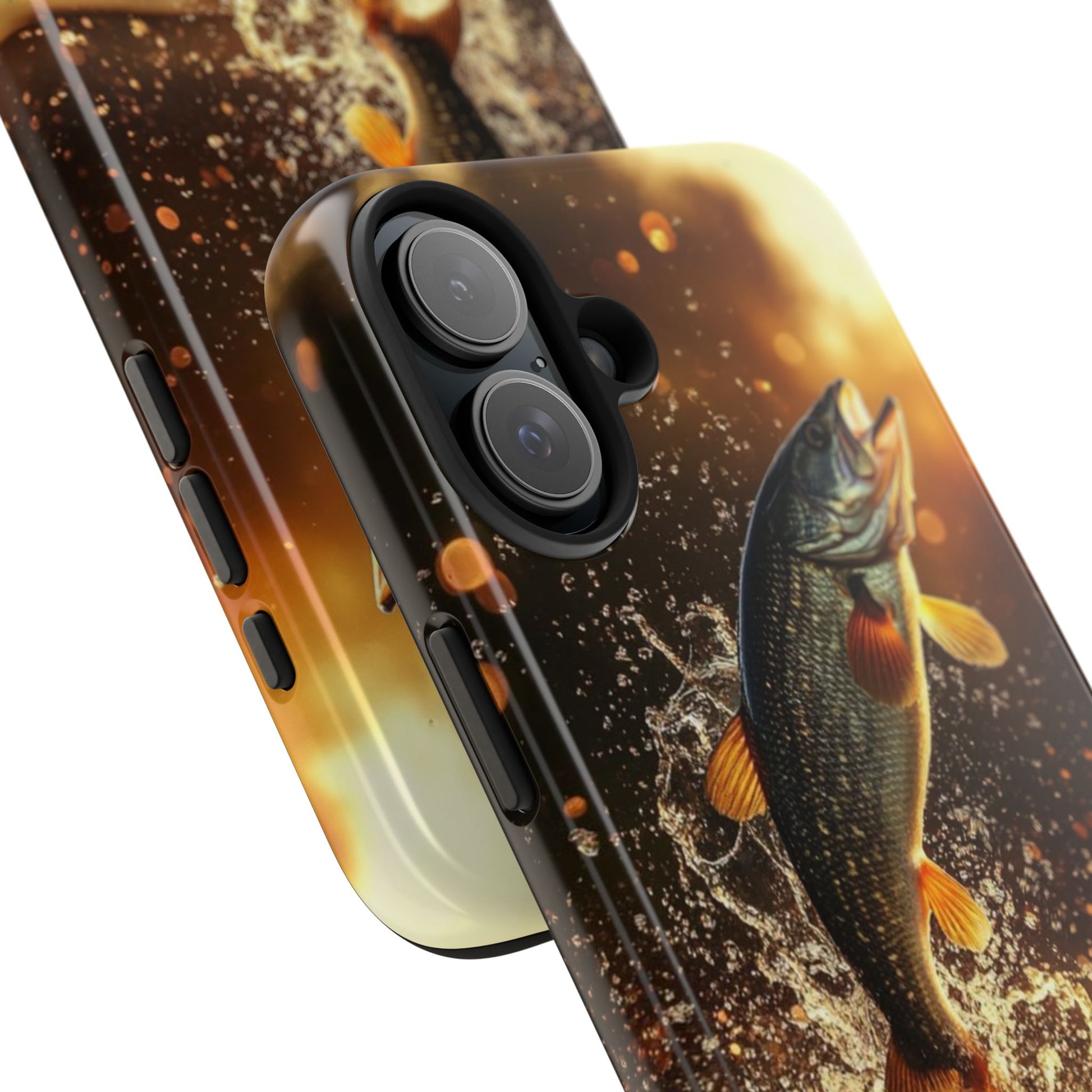 Jumping Bass Fish Theme Phone Cases for iPhones & Samsung Phones