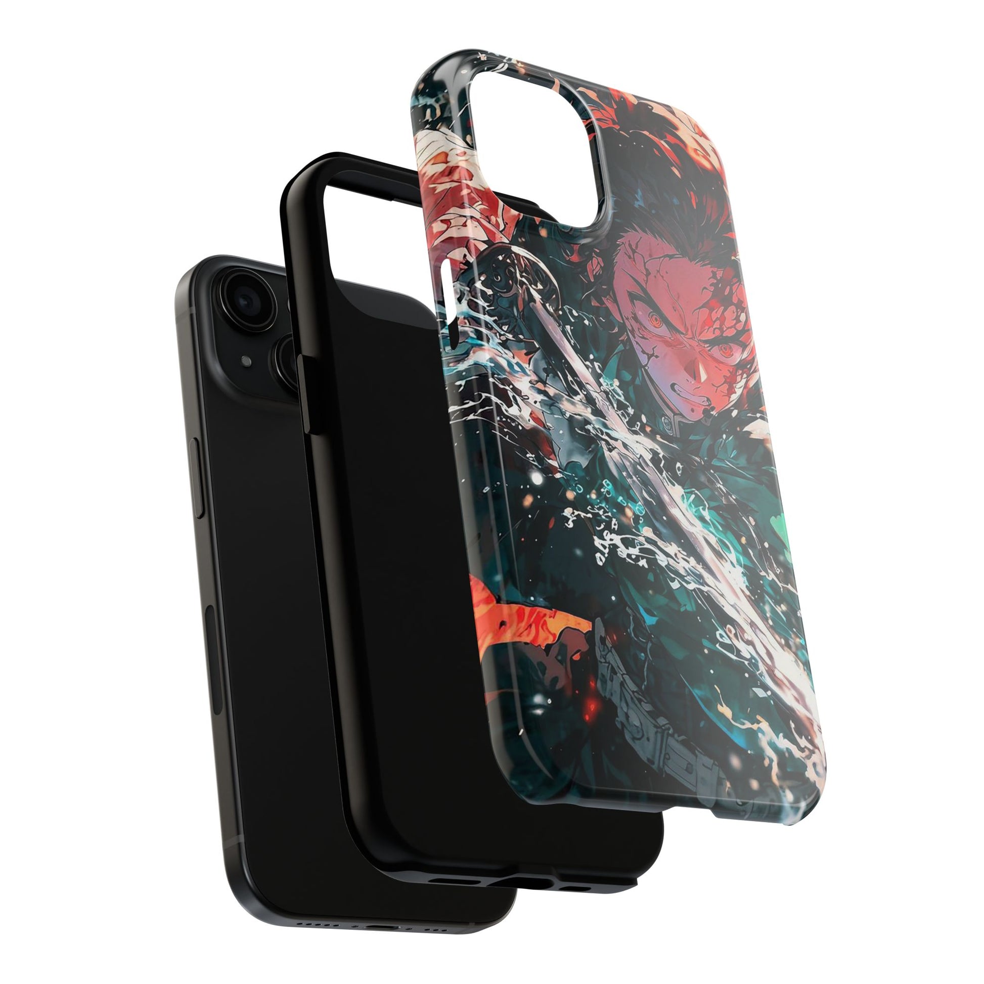 Demon Slayer Tanjiro Art Phone Case for iPhone & Samsung Galaxy Phones