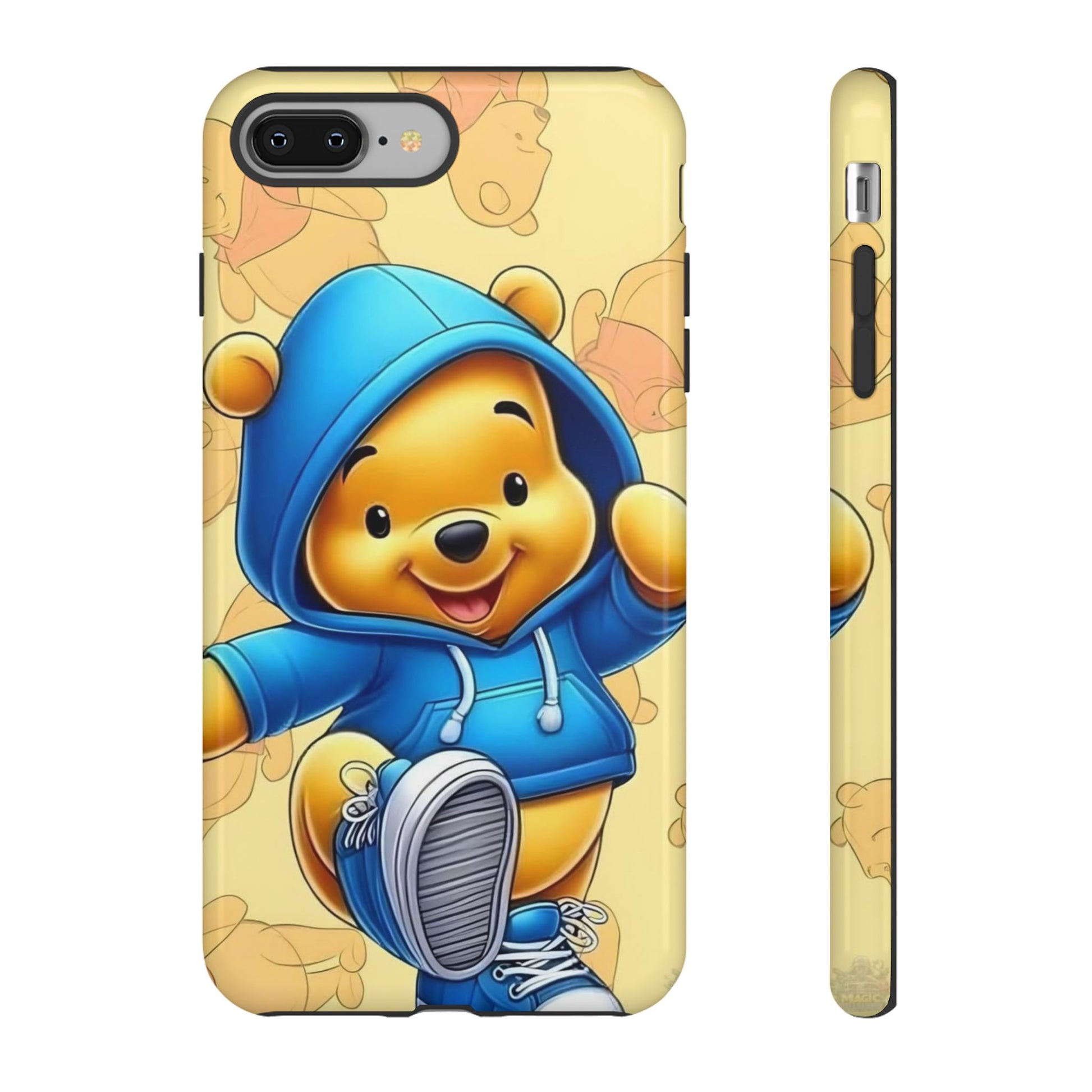 Cute Pooh Bear Phone Case, Tough Case