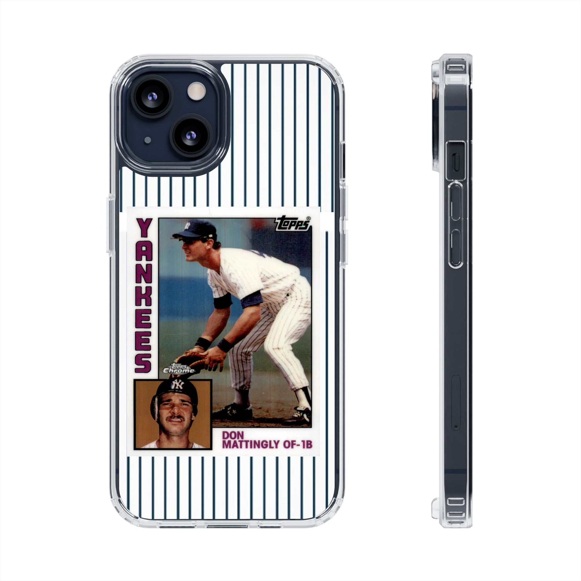 Mattingly Rookie Card Baseball inspired Protective Iphone and Samsung case