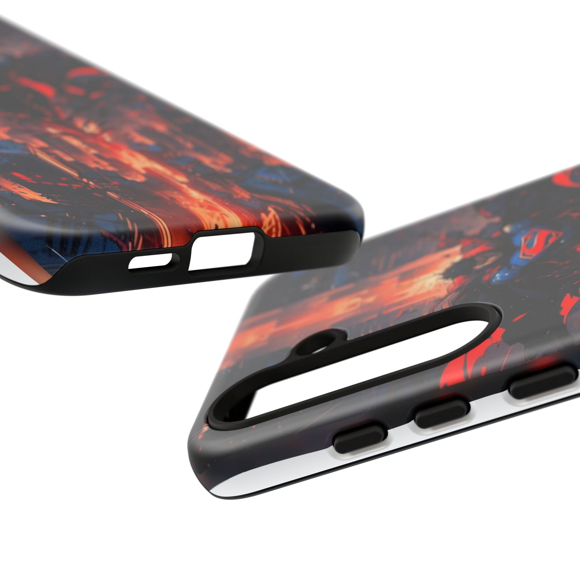 Anime Superman Tough Cases for iPhones, Samsung, and Pixel