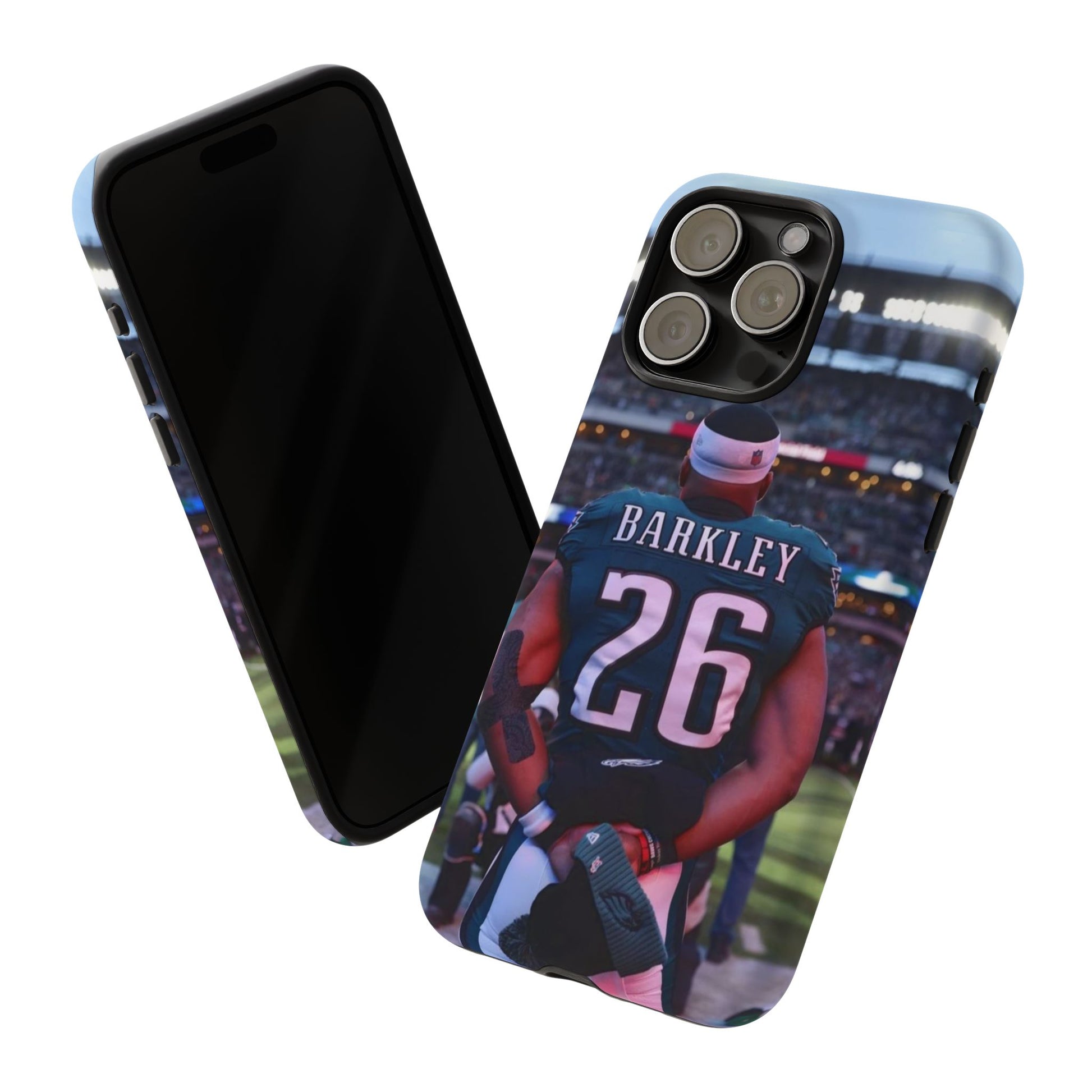 Eagles Football Saquon Barkley Tough Cases for iPhones, Samsung, and Pixel