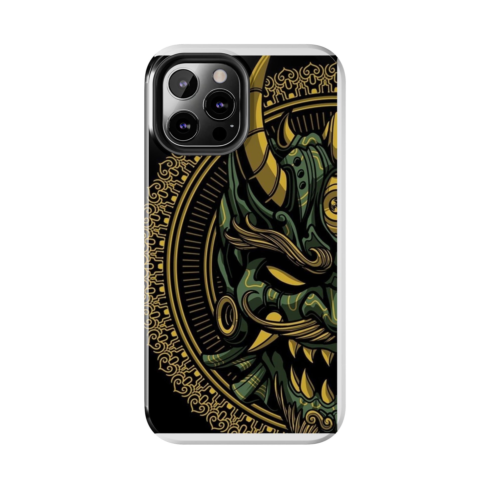 Kabuki Mask Theme Phone Cases for Iphones & Samsung Durable