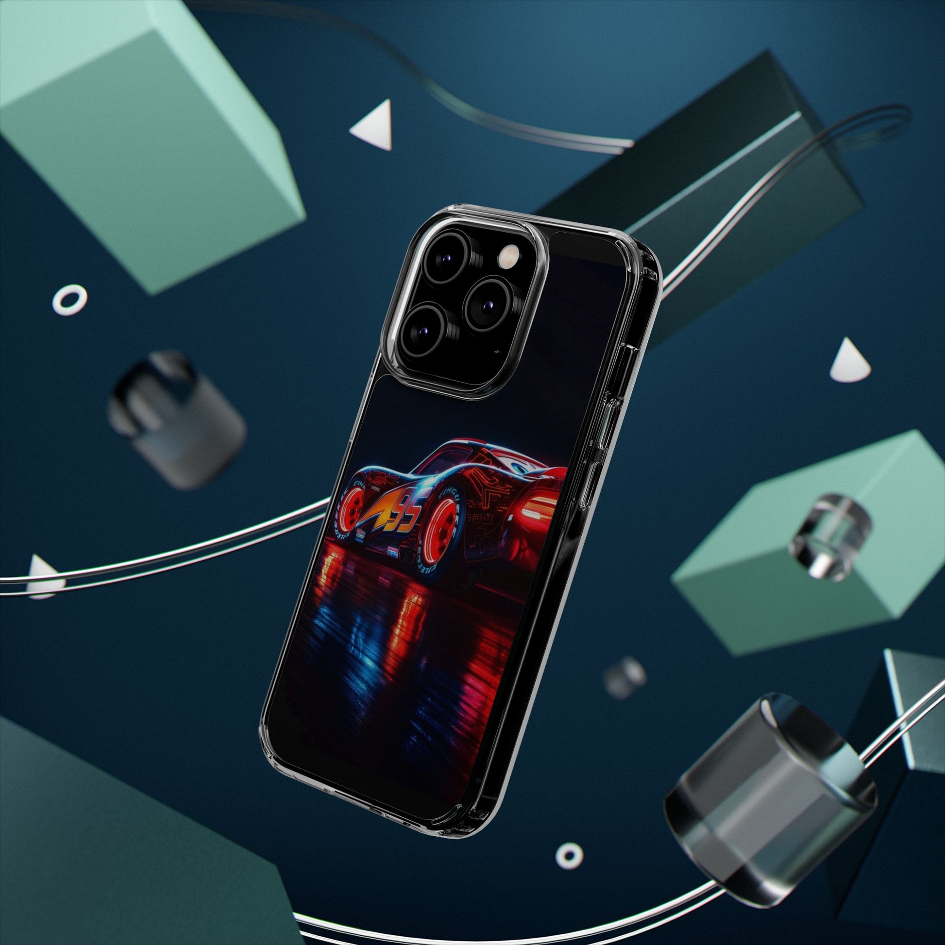 Lightning McQueen Themed Sports car Iphone, Samsung case