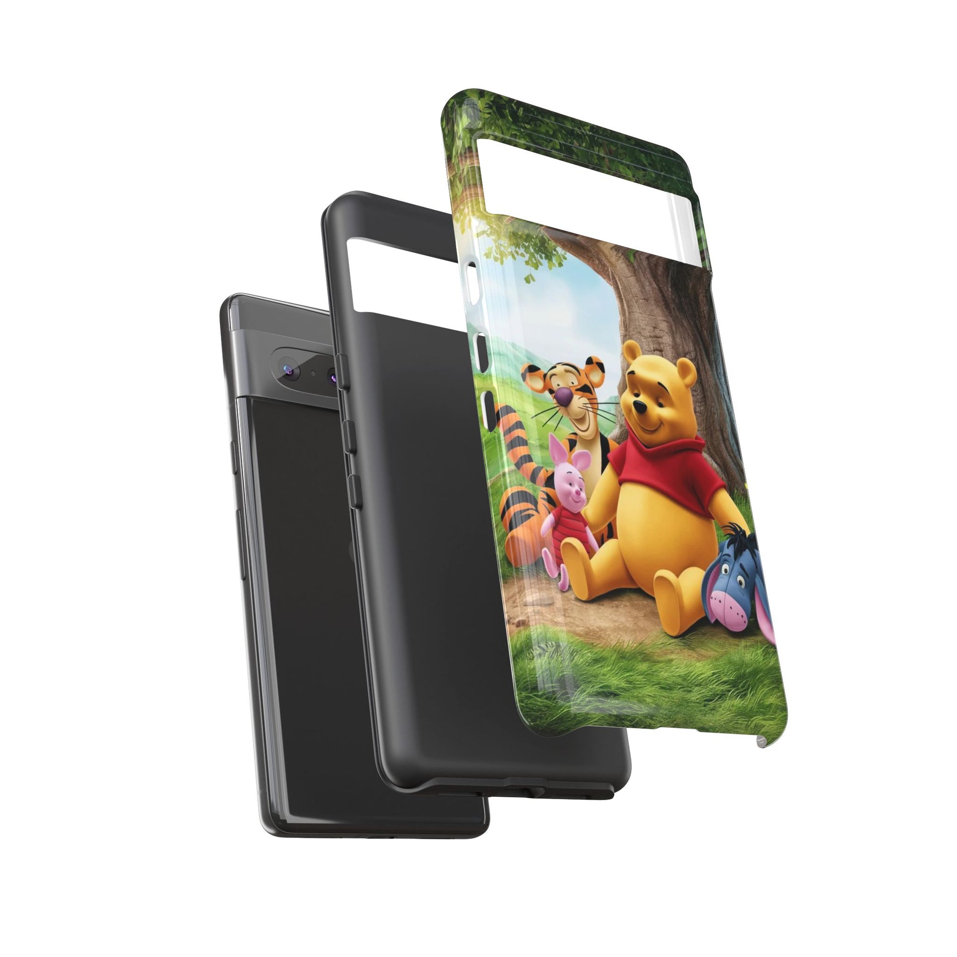 Cute Pooh Bear Phone Case, Tough Cases, Disney Phone for iPhones, Samsung, and Pixel