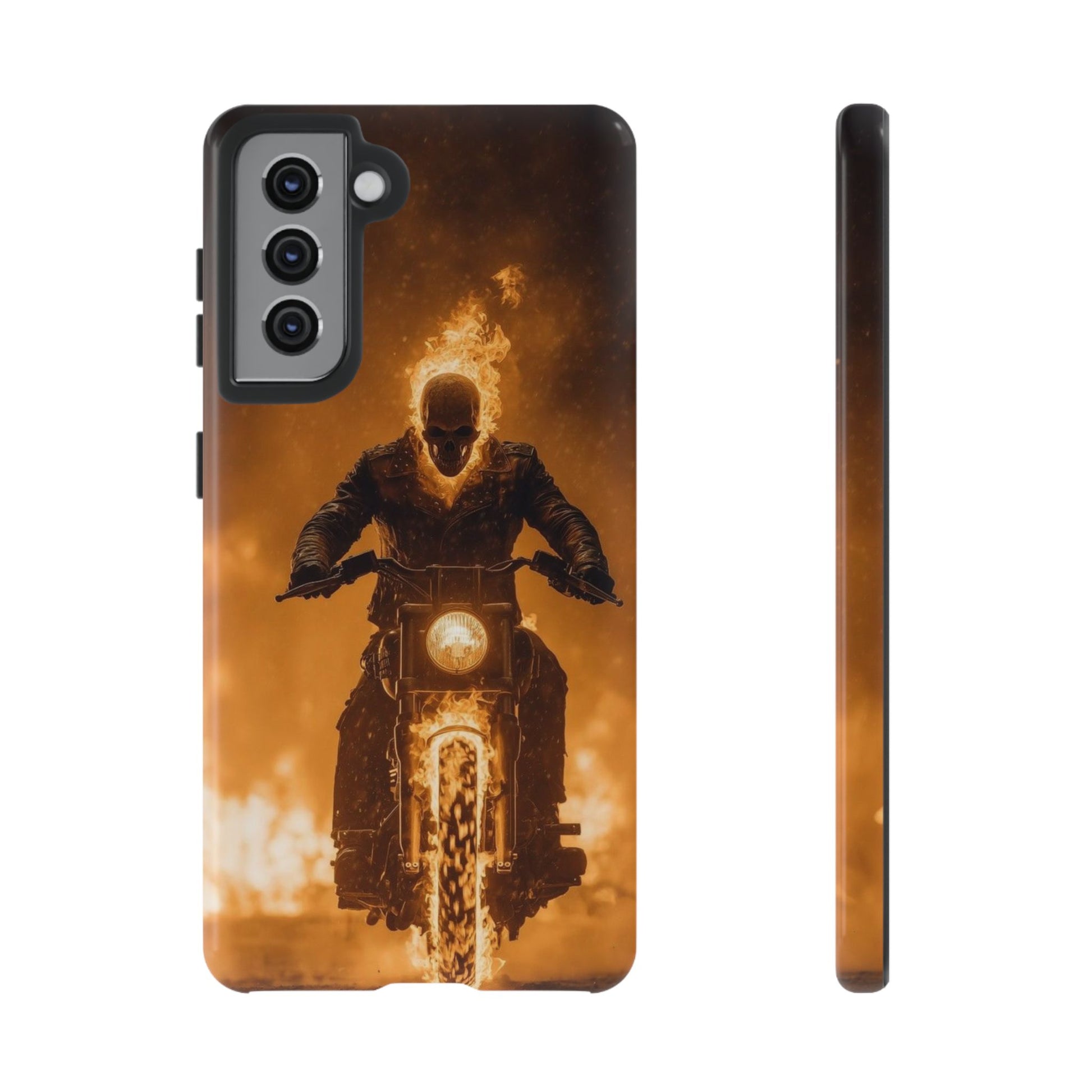 Marvel's Ghostrider Tough Cases for iPhones, Samsung, and Pixel