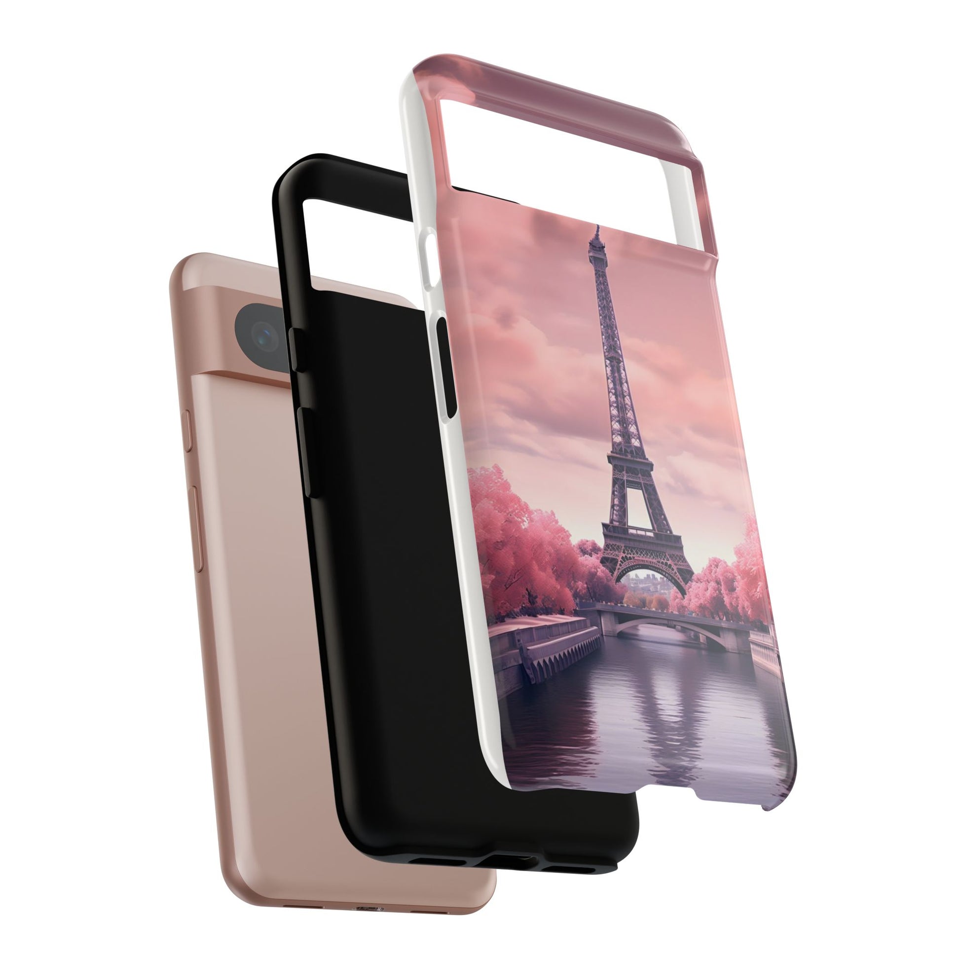 Eiffel Tower Paris Tough Cases for iPhones, Samsung, and Pixel