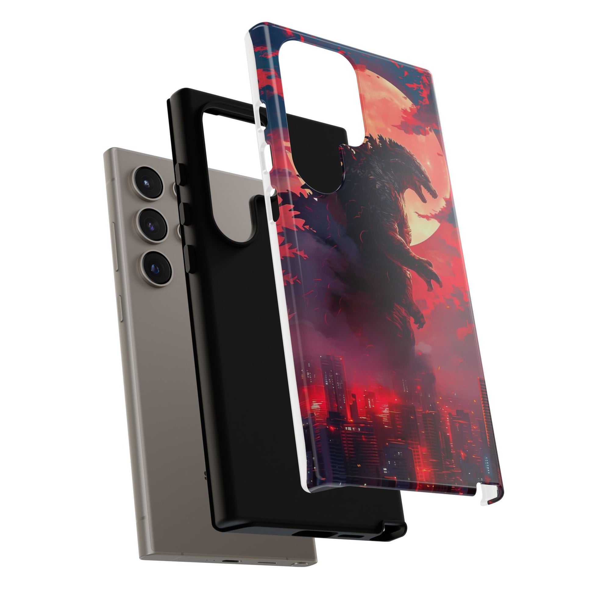 King of Monsters Godzilla Tough Phone Cases for iPhones, Samsung, and Pixel