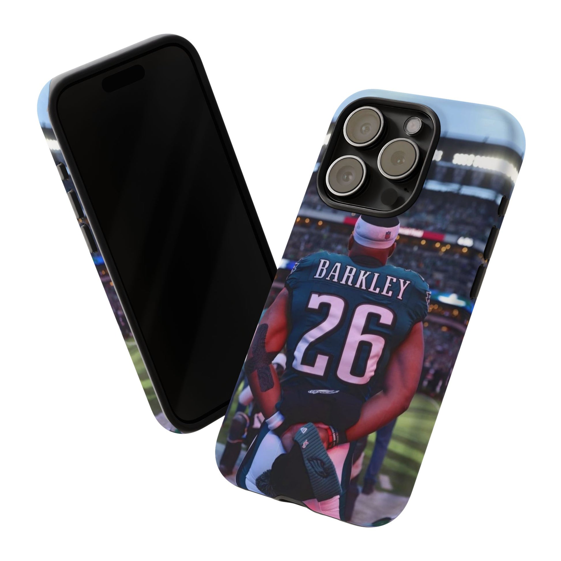 Eagles Football Saquon Barkley Tough Cases for iPhones, Samsung, and Pixel
