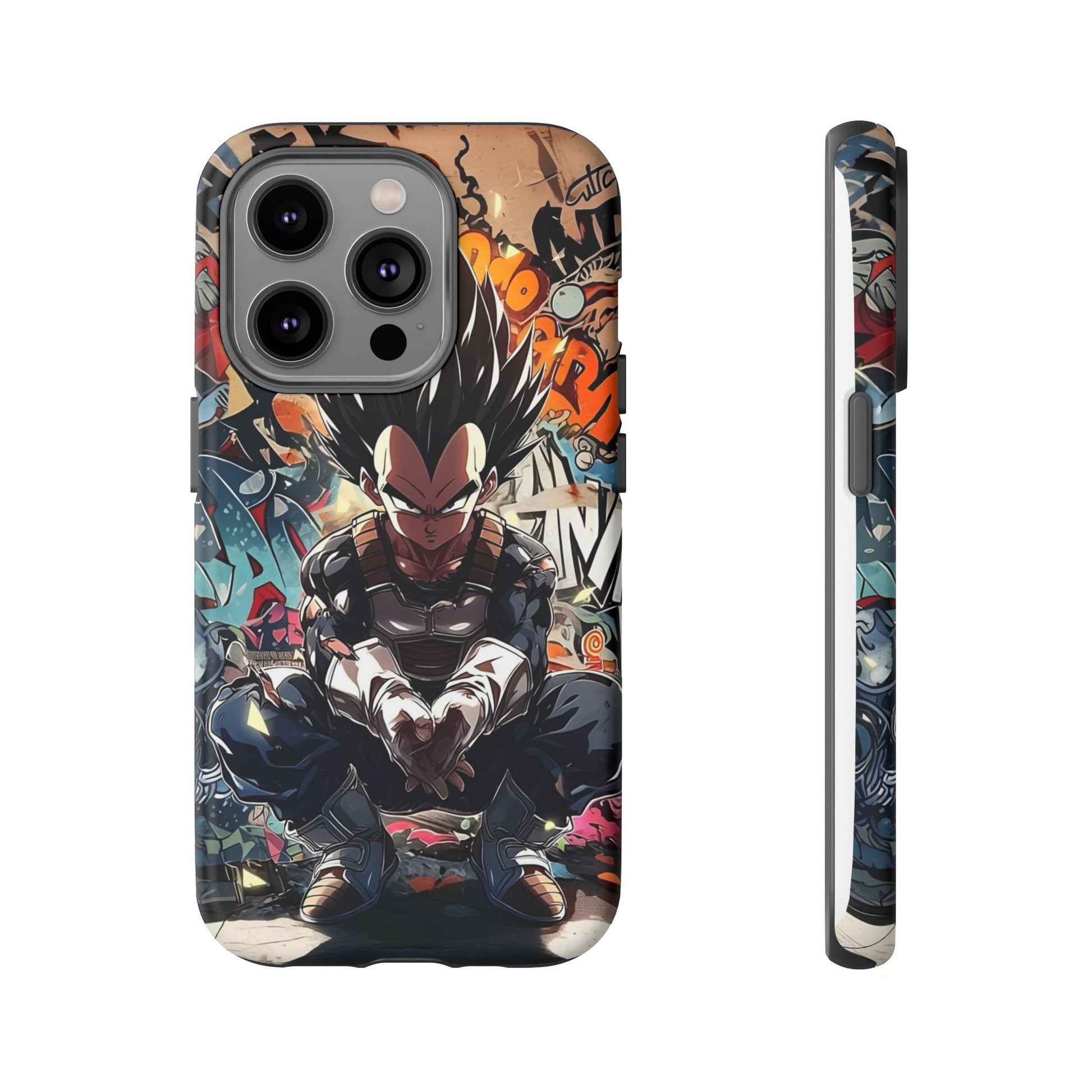 Anime Vegeta Dragon ball Z Tough Cases for iPhones, Samsung, and Pixel