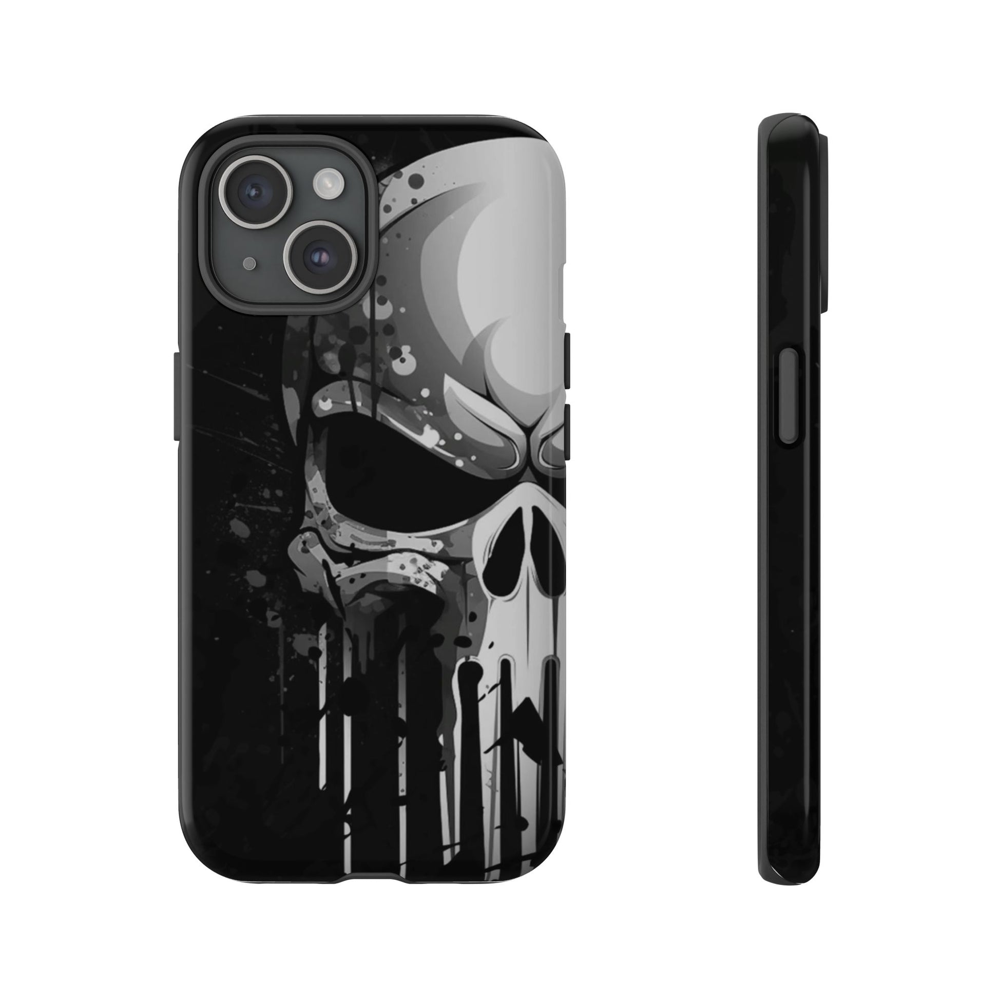 Punisher Skull Tough Cases for iPhones, Samsung, and Pixel