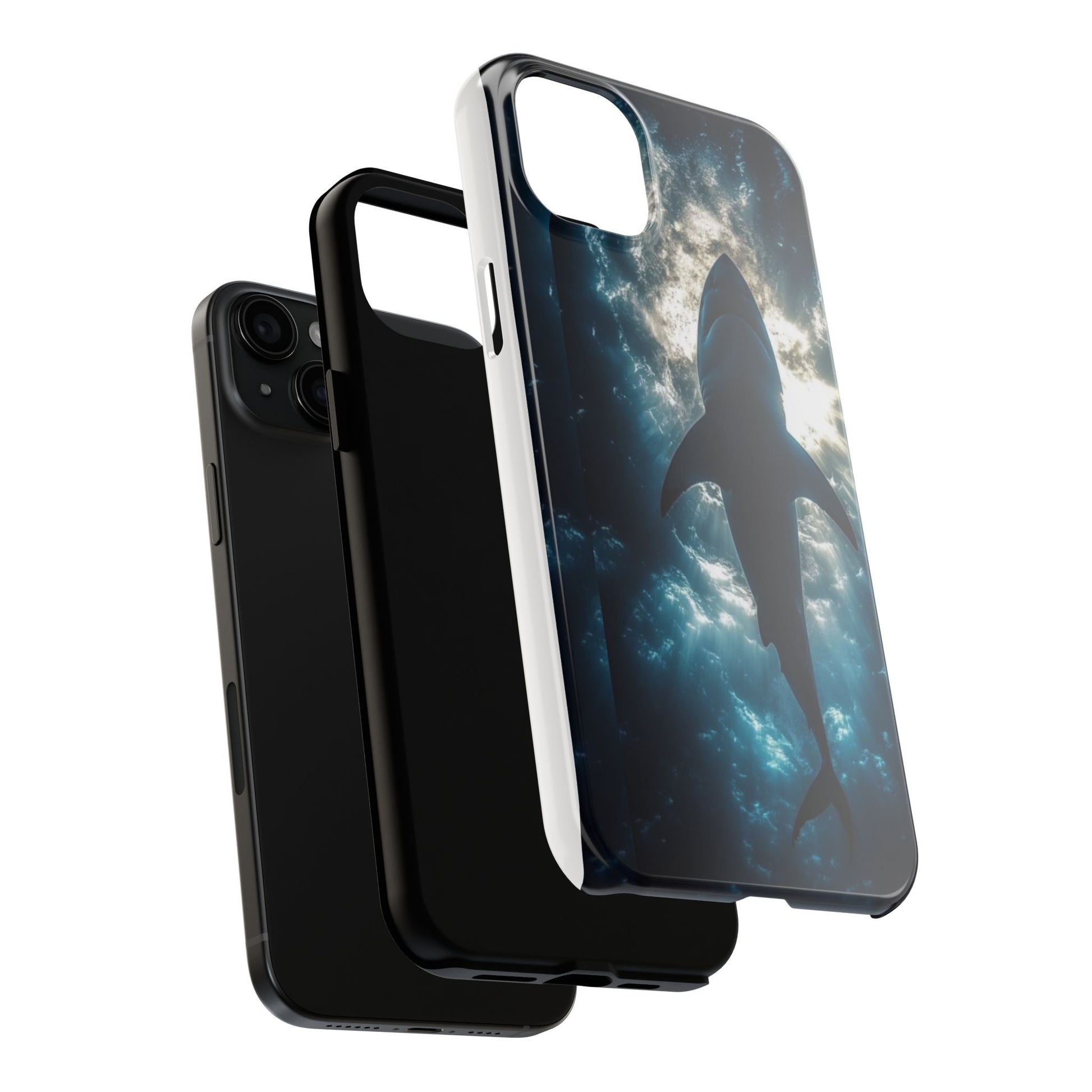 Great White Shark Themed Tough Phone Cases for Iphones & Samsung Phones