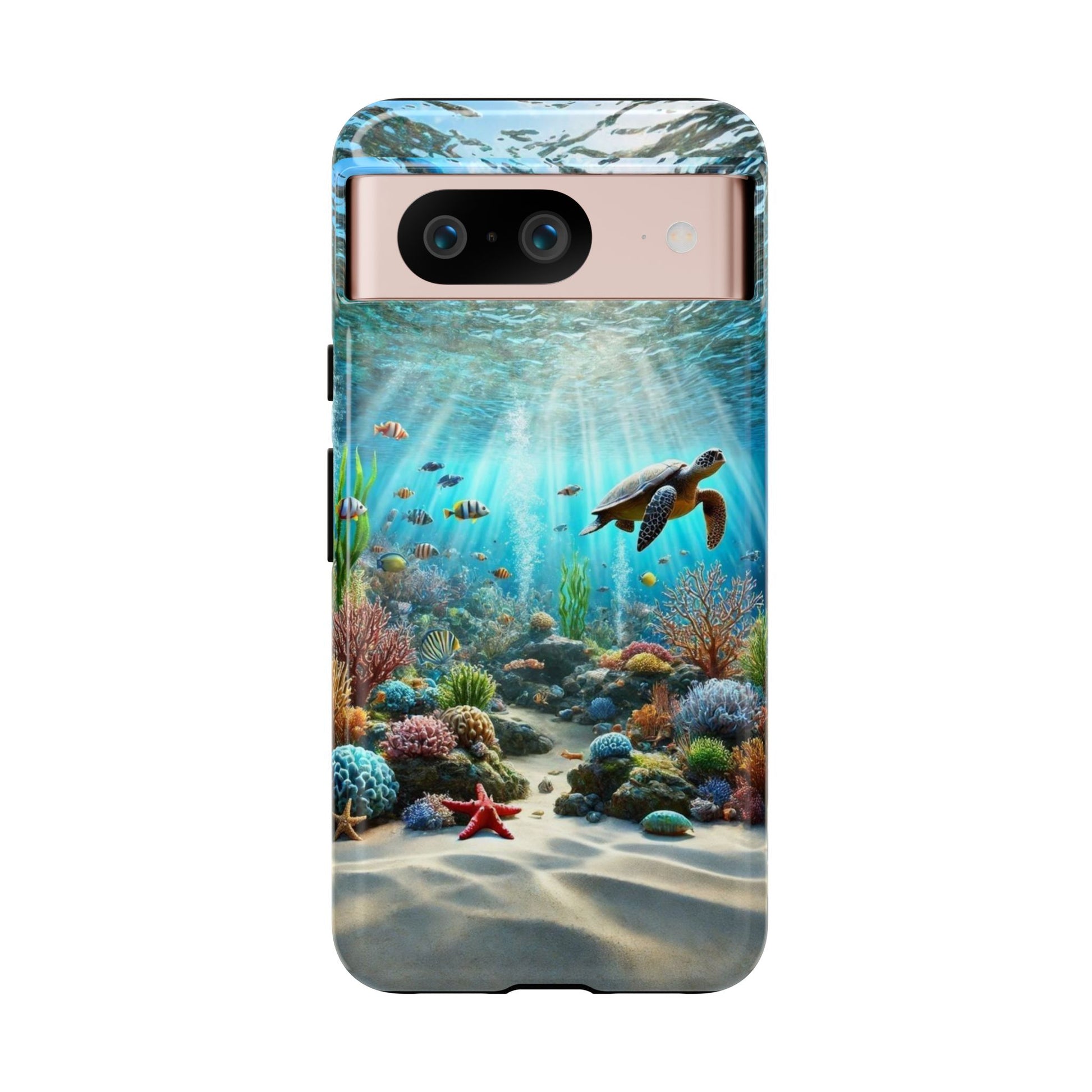 Under Sea Landscape Tough Cases for iPhones, Samsung, and Pixel