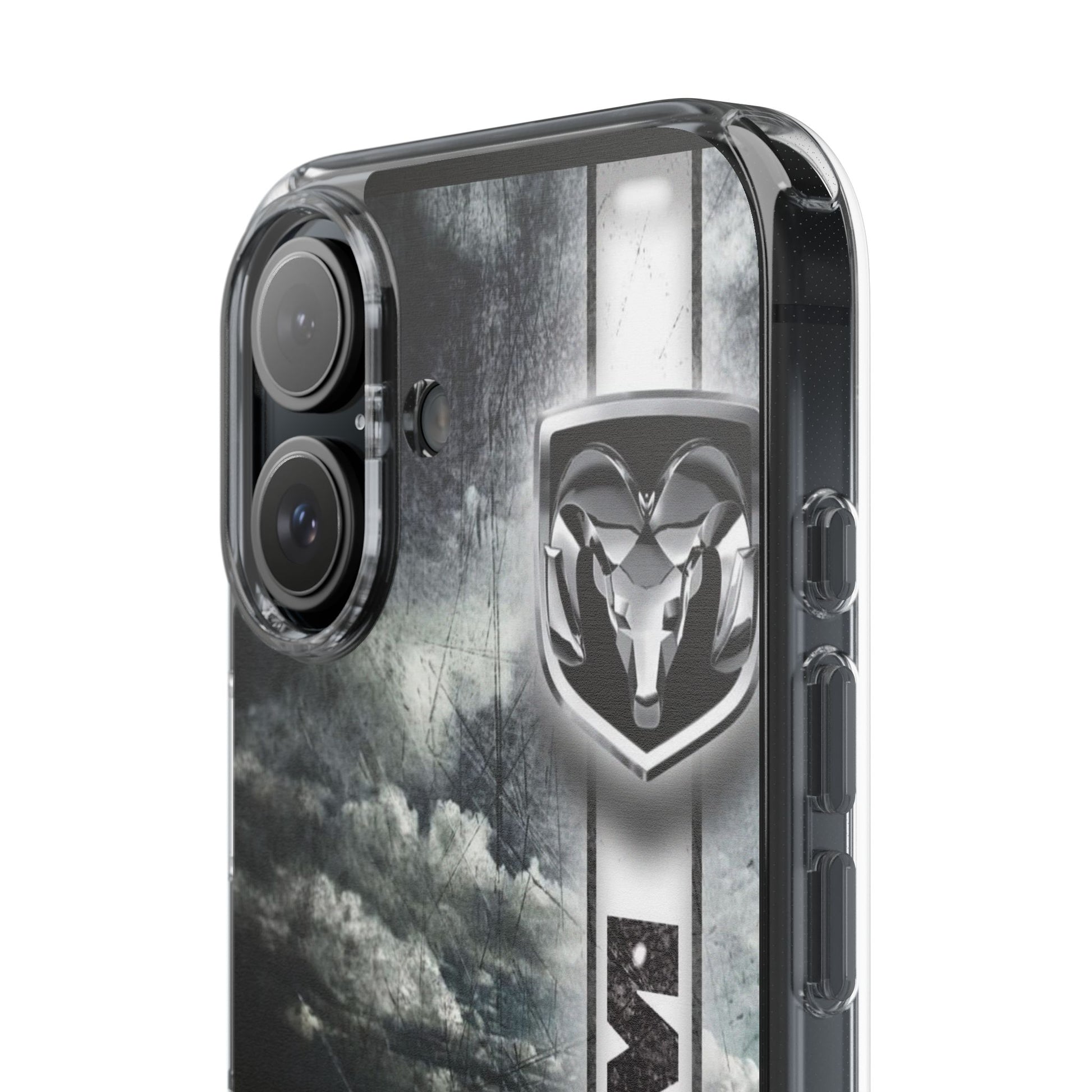 Phone Case, Dodge Ram Logo Clear Case for iPhone and Samsung, Truck Lover Gift,