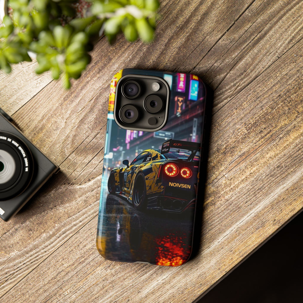Nissan GTR in Japan Art Tough Cases for iPhones, Samsung, and Pixel