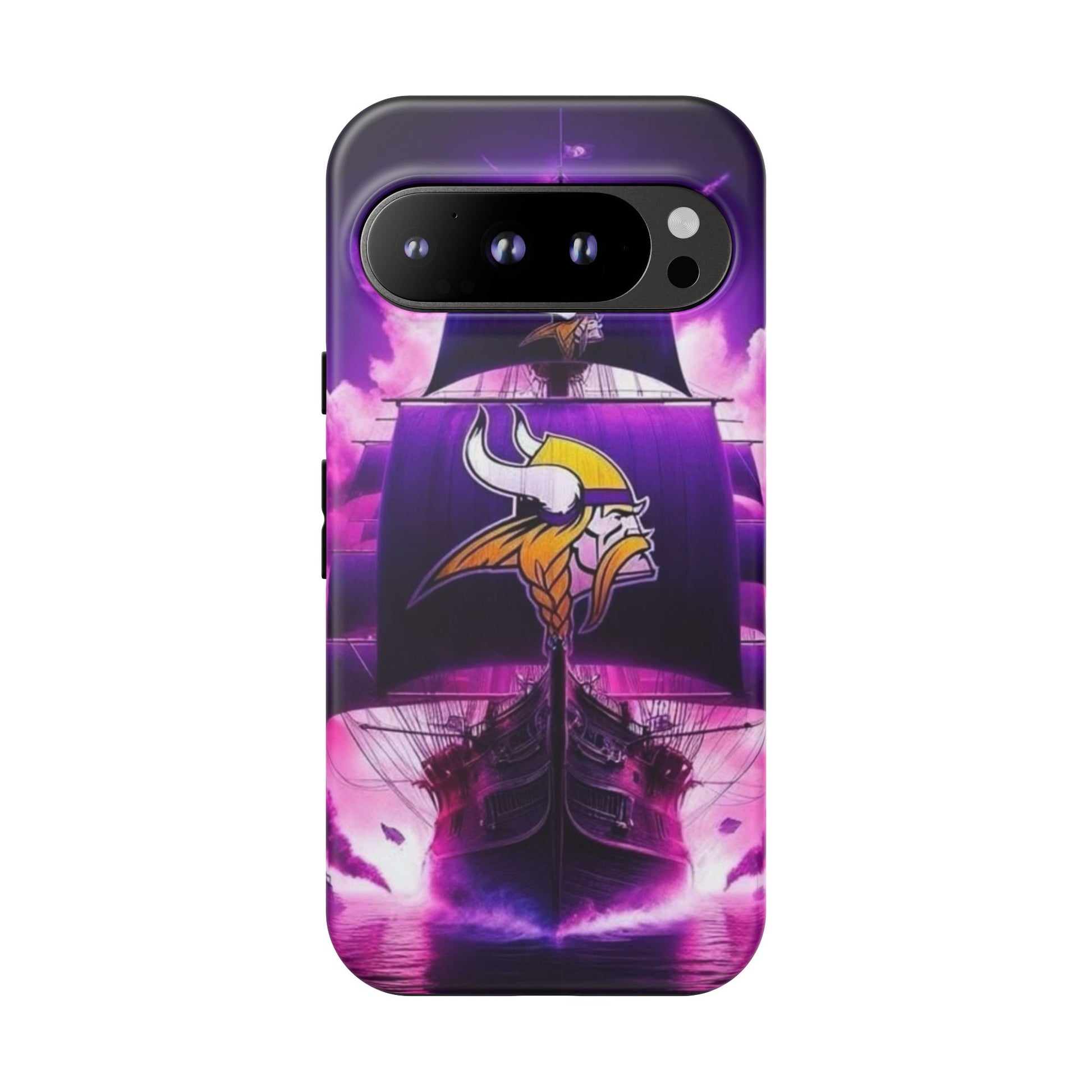 Minnesota Vikings Ship Football Phone Case, Tough Cases for iPhones, Samsung, and Pixel
