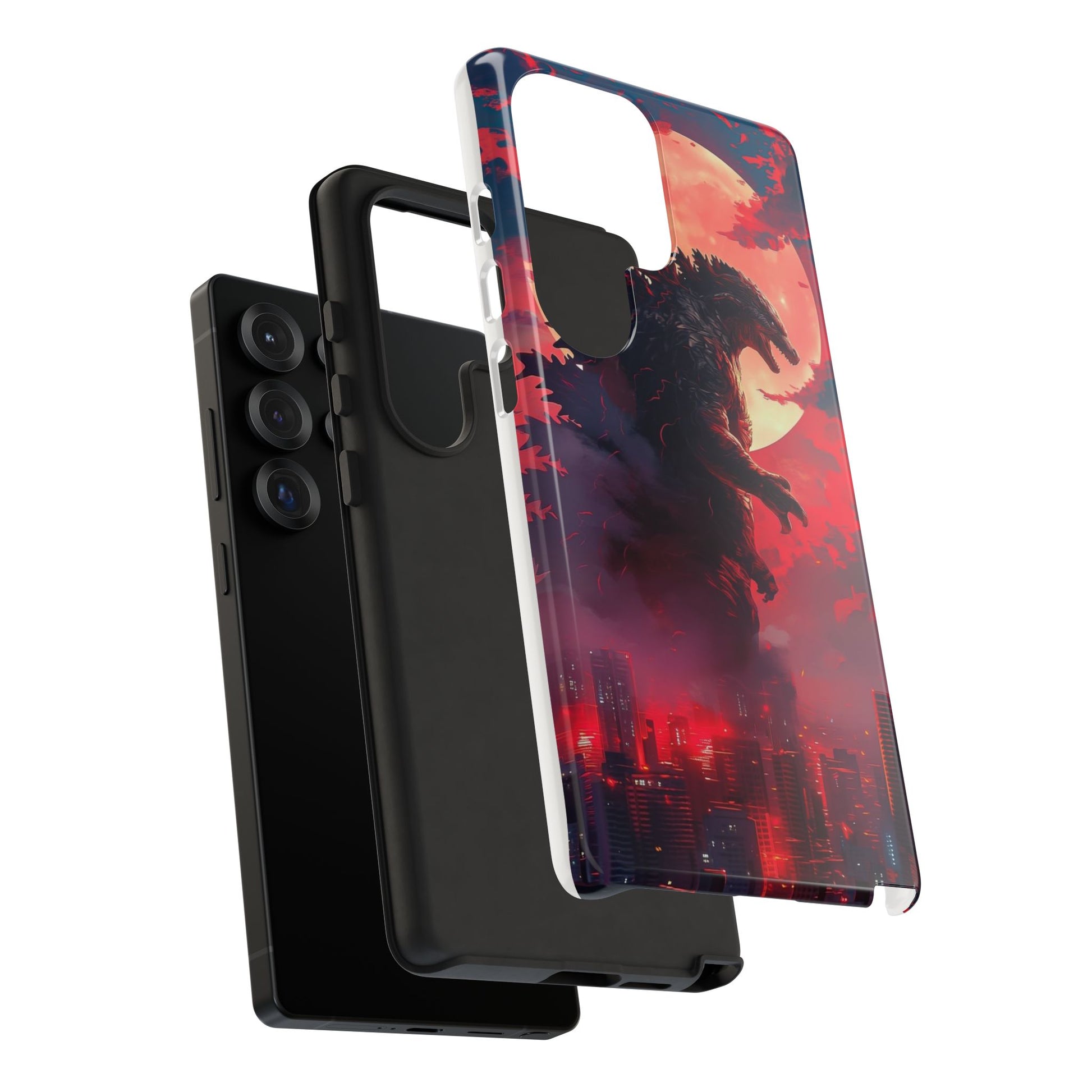 King of Monsters Godzilla Tough Phone Cases for iPhones, Samsung, and Pixel